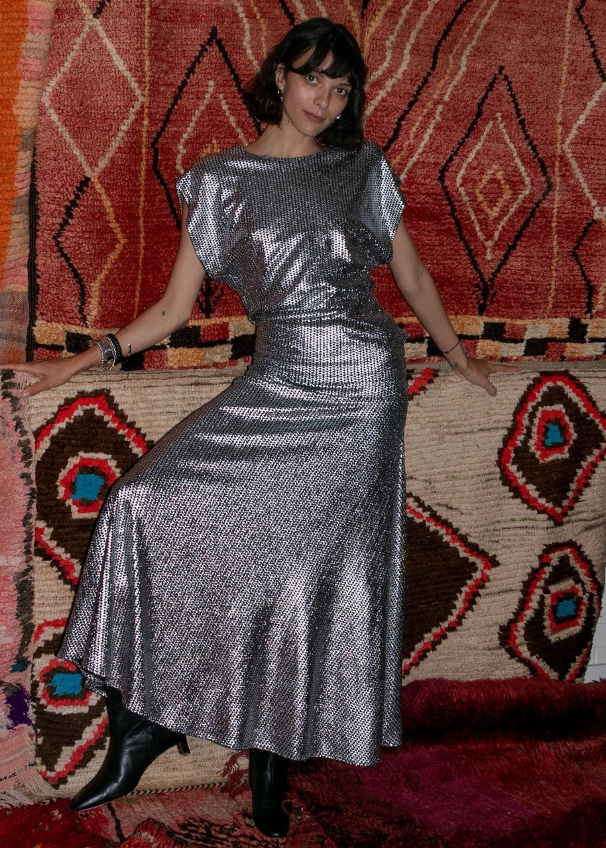80's Top - Silver (Pre - Order) - Meg