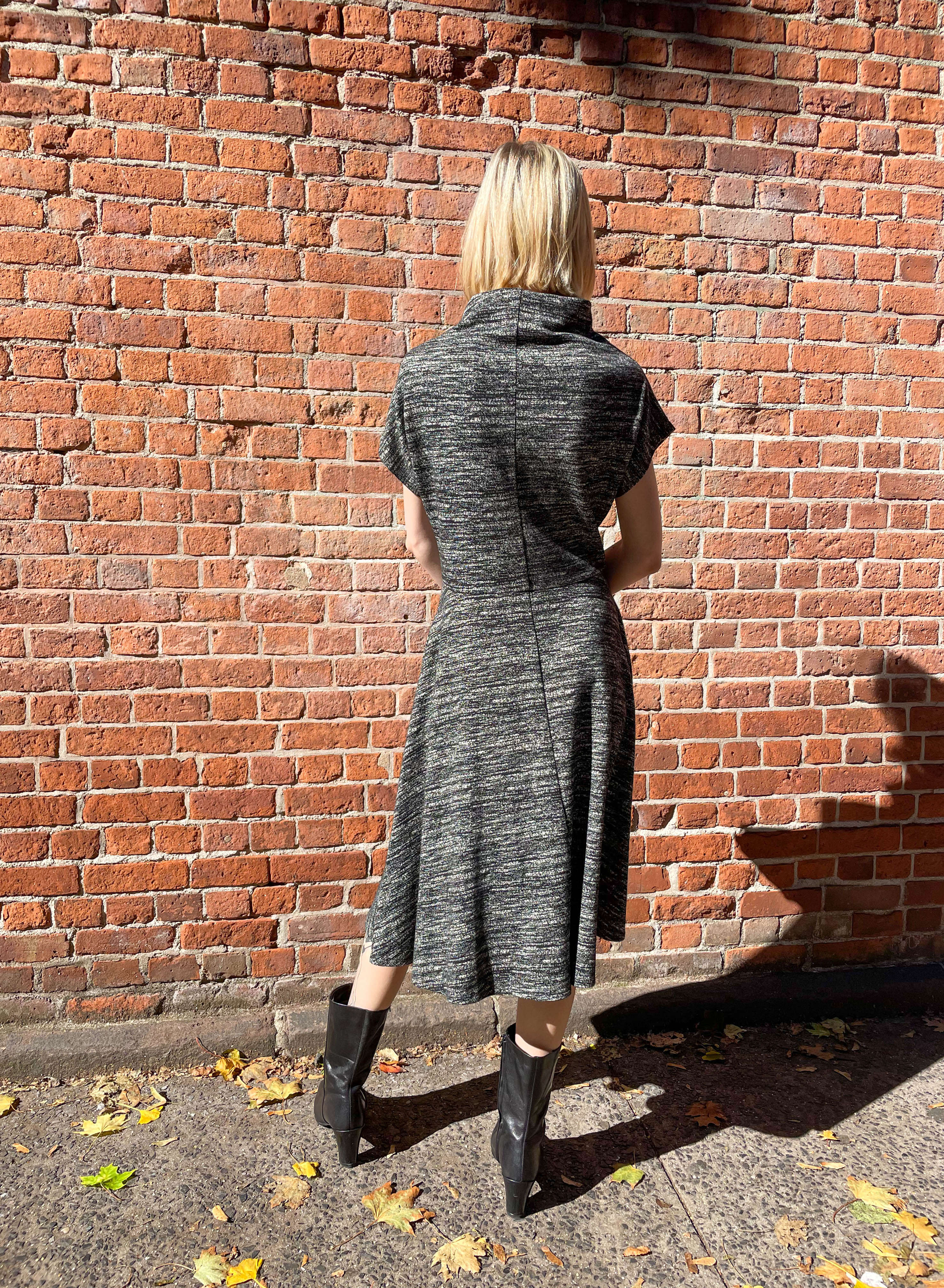 Static Dress - Black/White - M (RESALE ITEM)