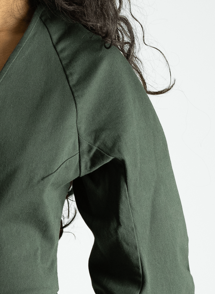Angles Jumpsuit - Olive - Meg Canada