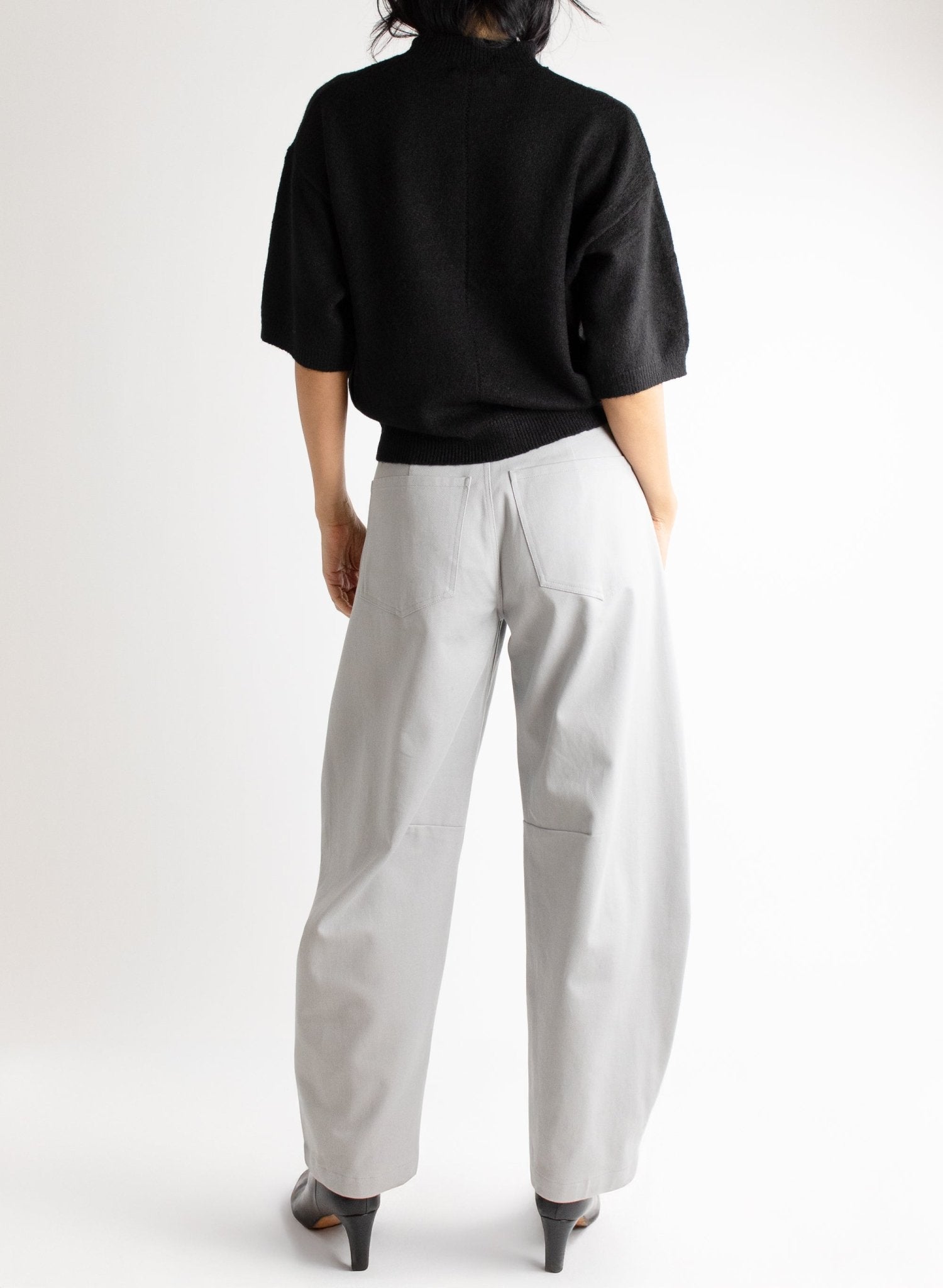Barrel Jean - Chalk - Meg - Made in NYC