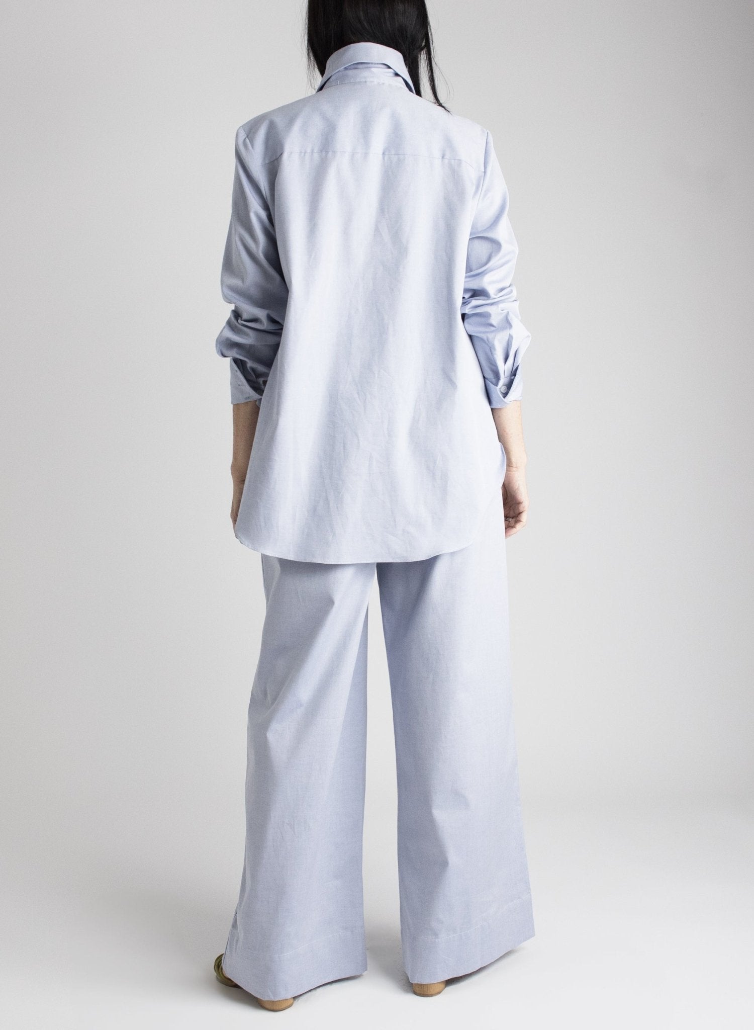 Big Collar Shirt - Oxford Blue - Meg
