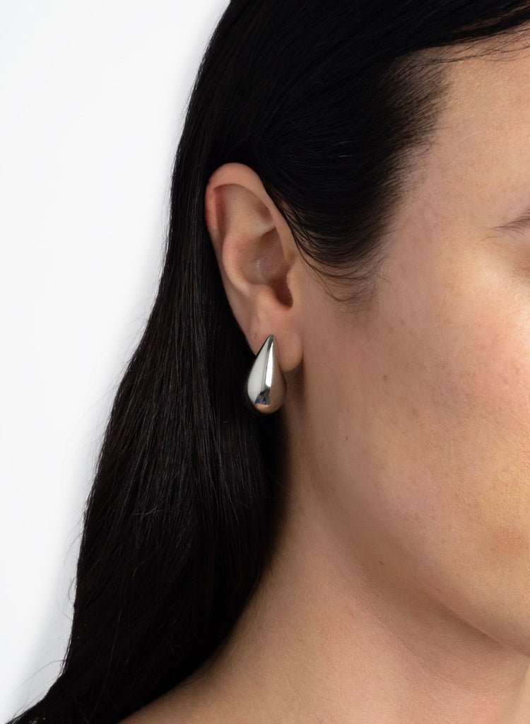 Blue Sky - Droplet Earrings - Silver - Meg Canada