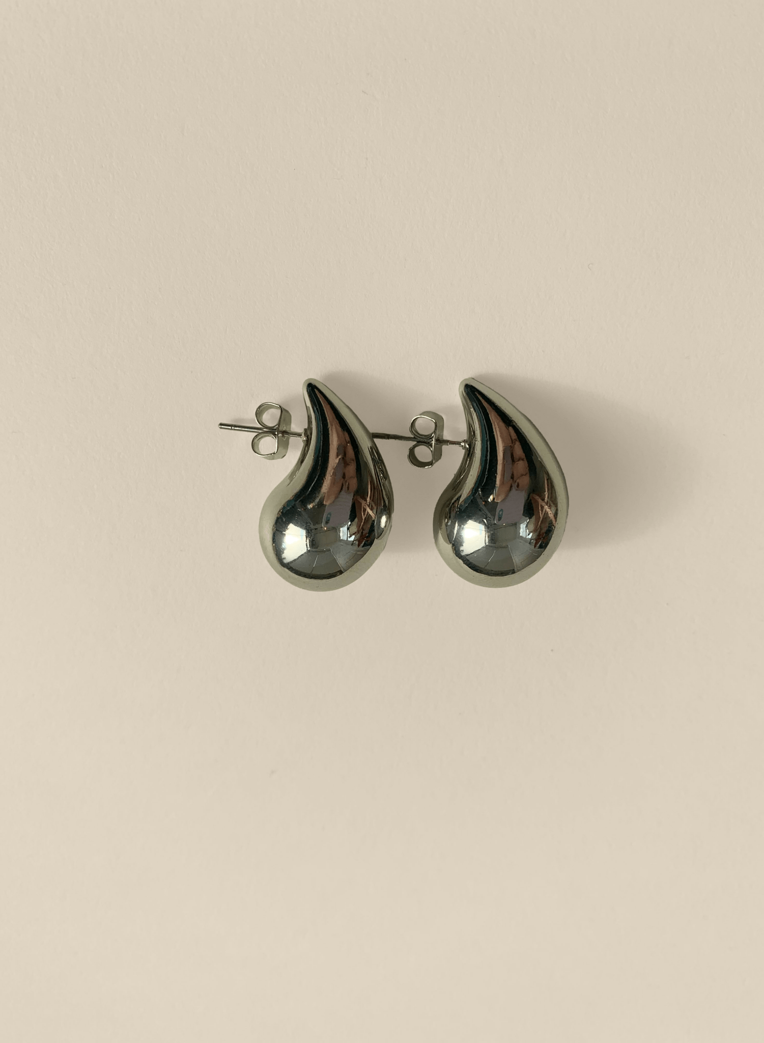 Blue Sky - Droplet Earrings - Silver - Meg