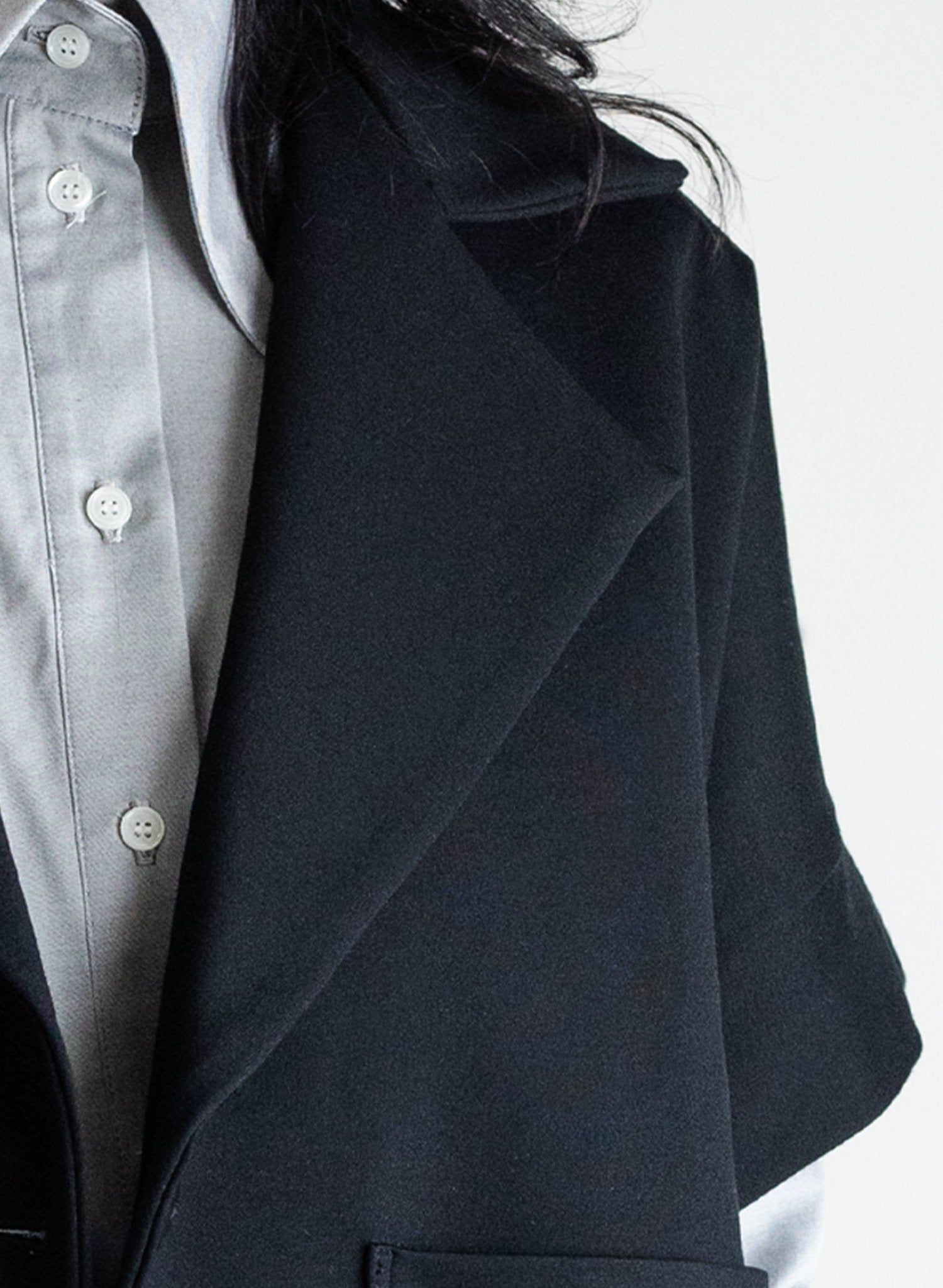 Boyfriend Vest - Black - Meg