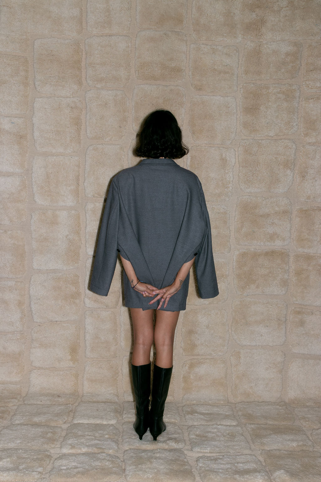 Cape Jacket - Charcoal (Pre - Order) - Meg