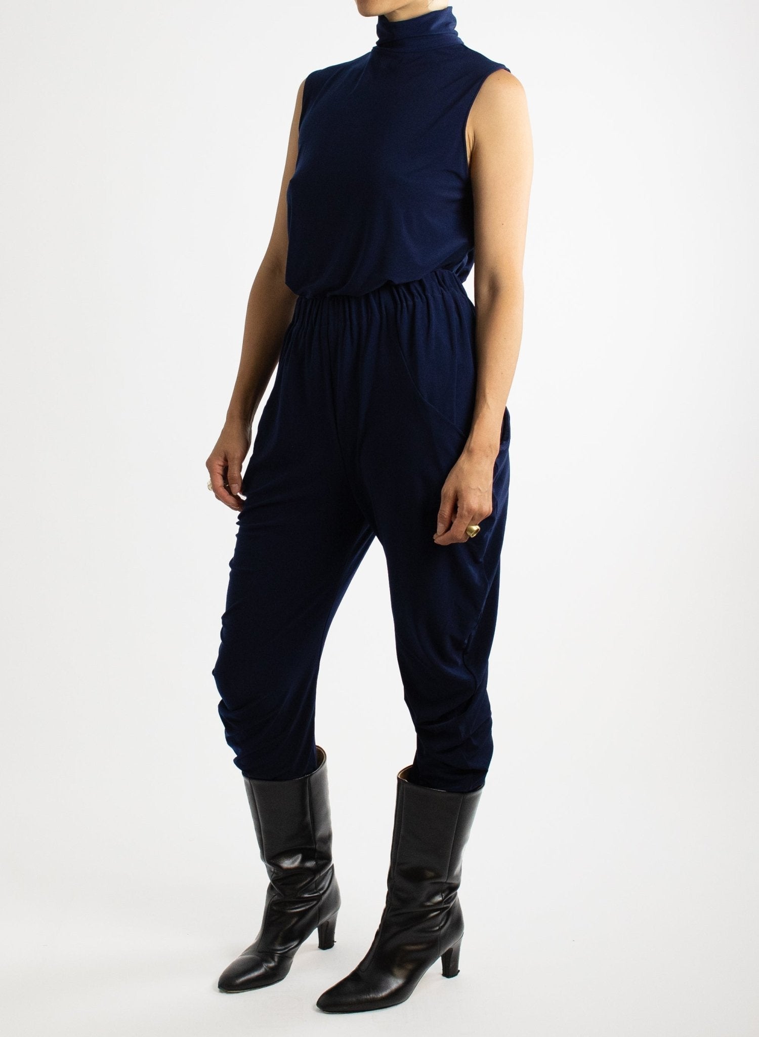 Circle Pant - Navy - Meg - Made in Canada