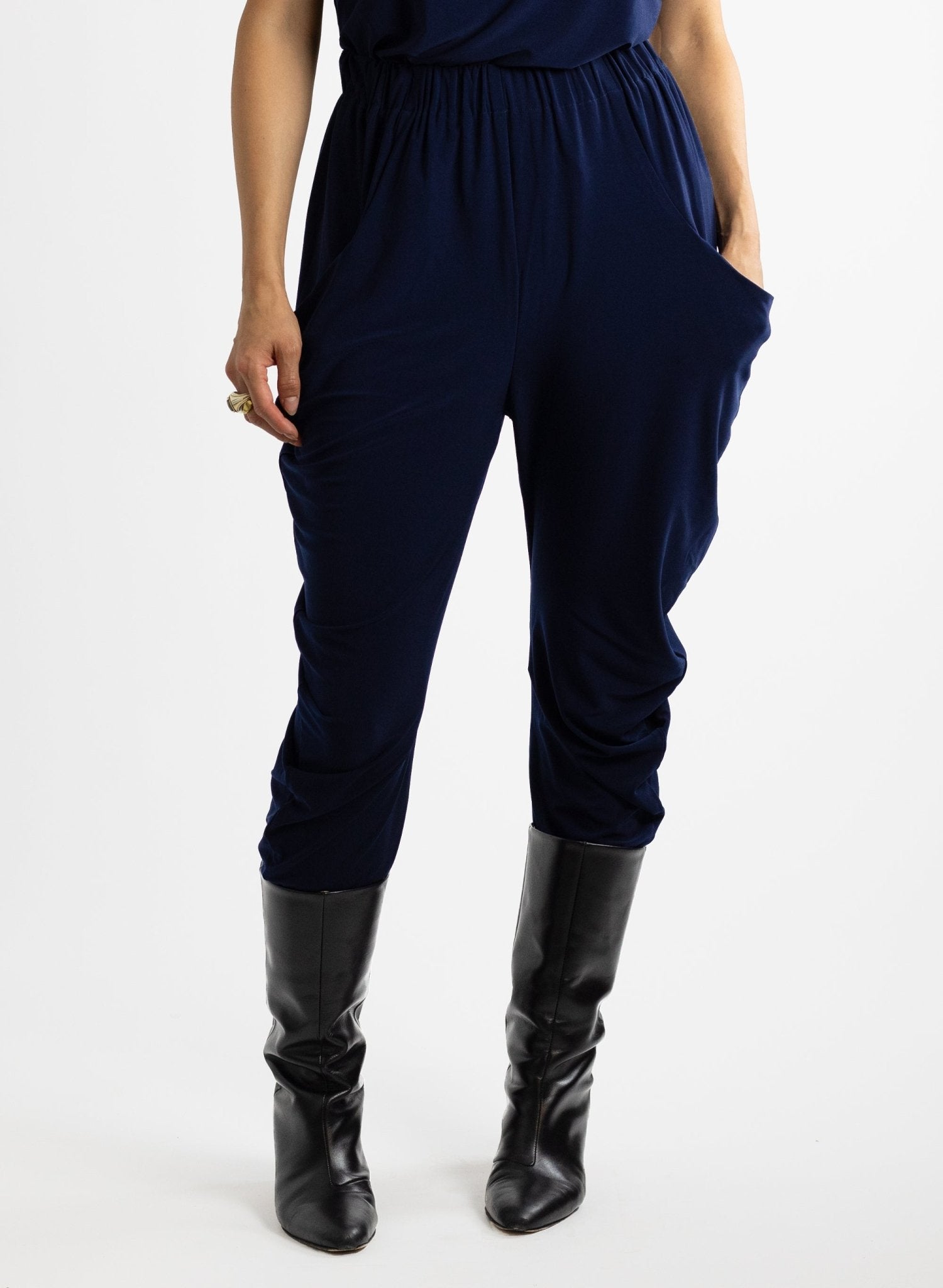 Circle Pant - Navy - Meg - Made in Canada