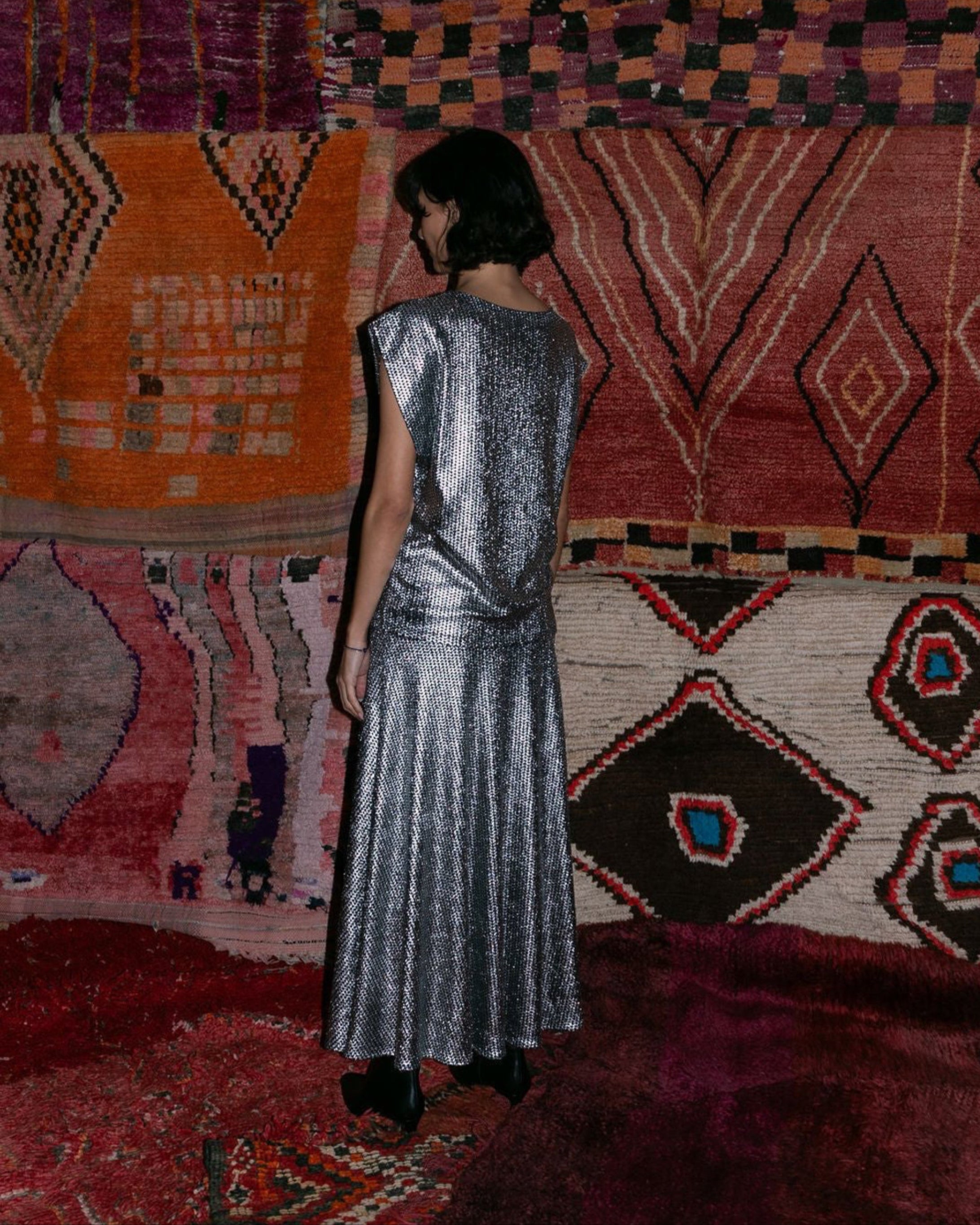 Circle Skirt - Silver (PRE - ORDER) - Meg