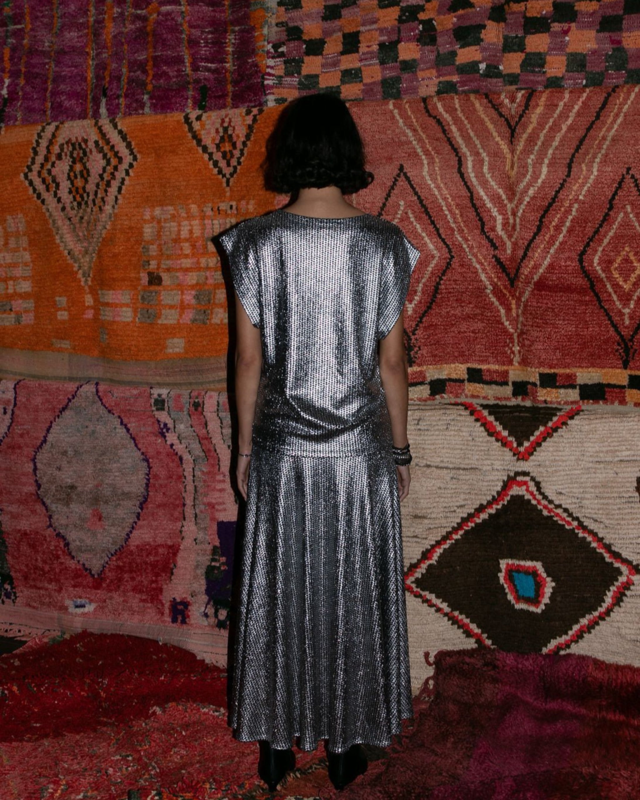 Circle Skirt - Silver (PRE - ORDER) - Meg