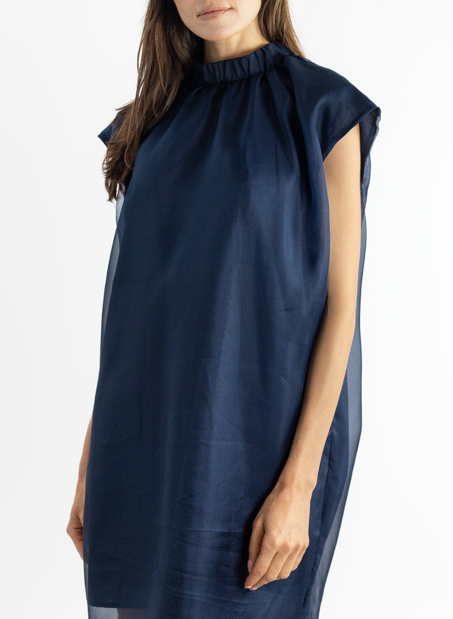 Glamour Shift Dress - Navy - Meg