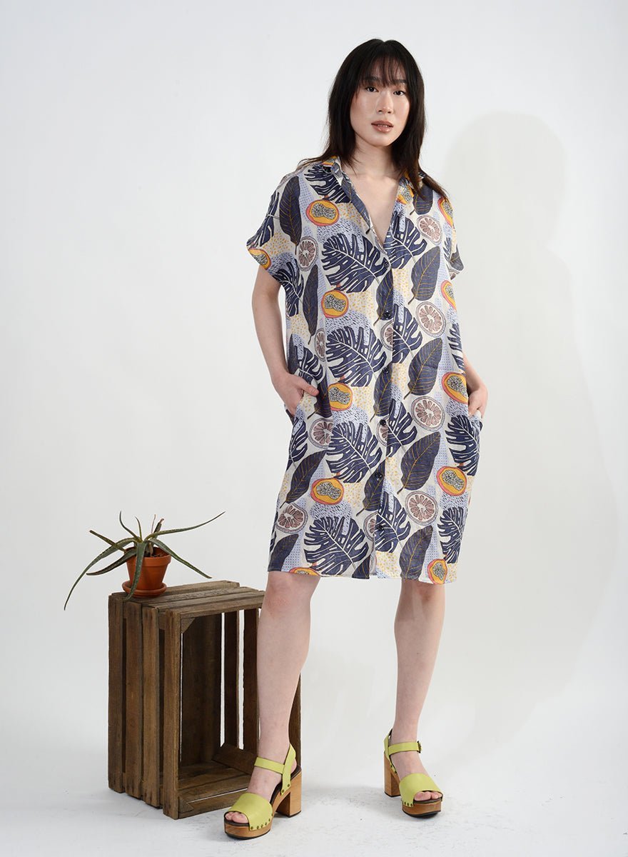Goodman Dress - Fruit Print - M (RESALE ITEM) - Meg