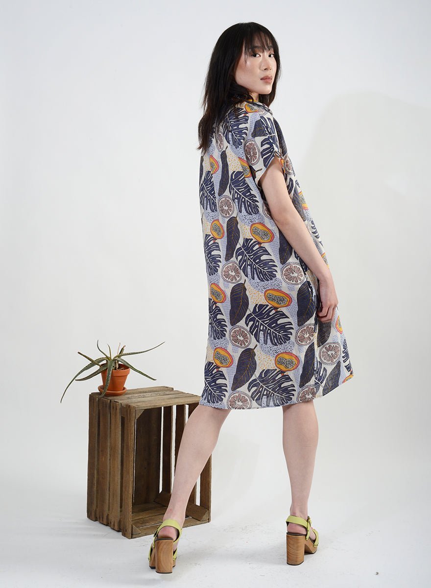 Goodman Dress - Fruit Print - M (RESALE ITEM) - Meg