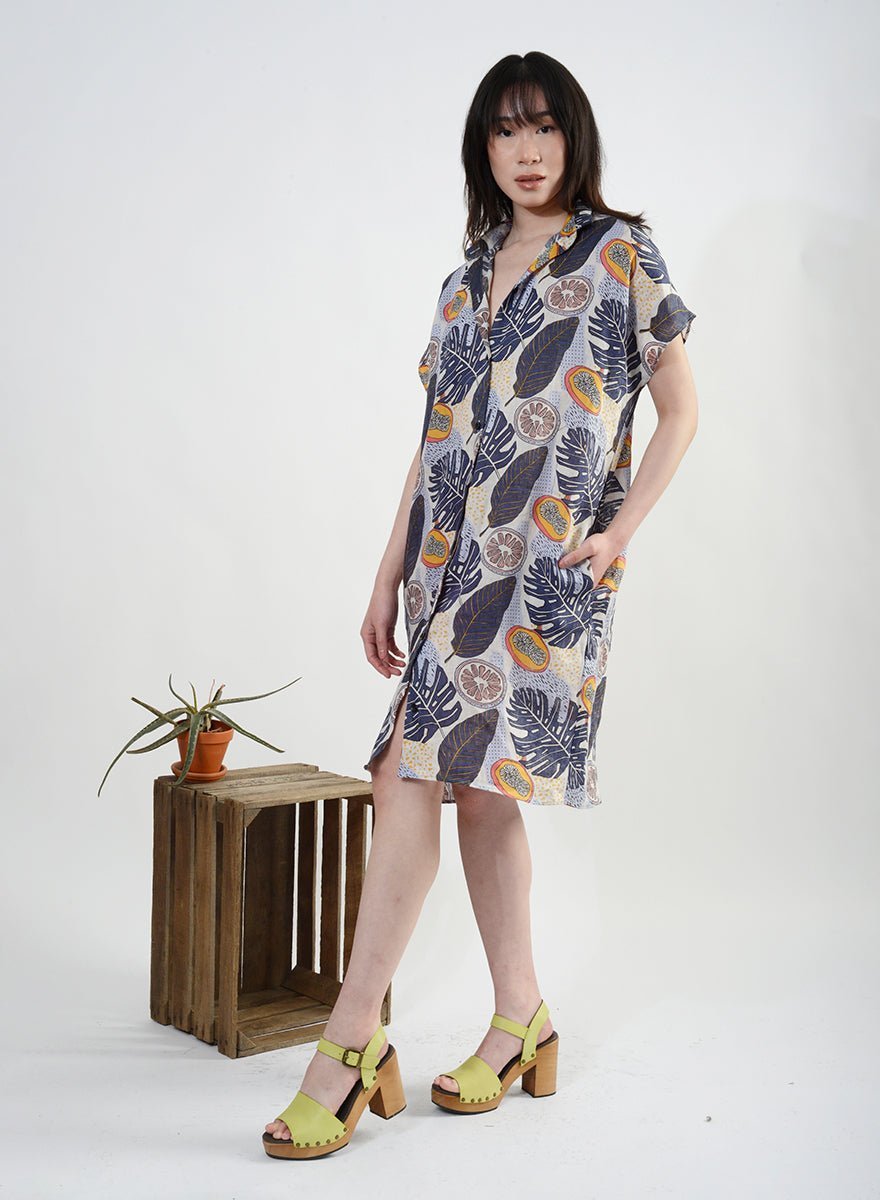 Goodman Dress - Fruit Print - M (RESALE ITEM) - Meg
