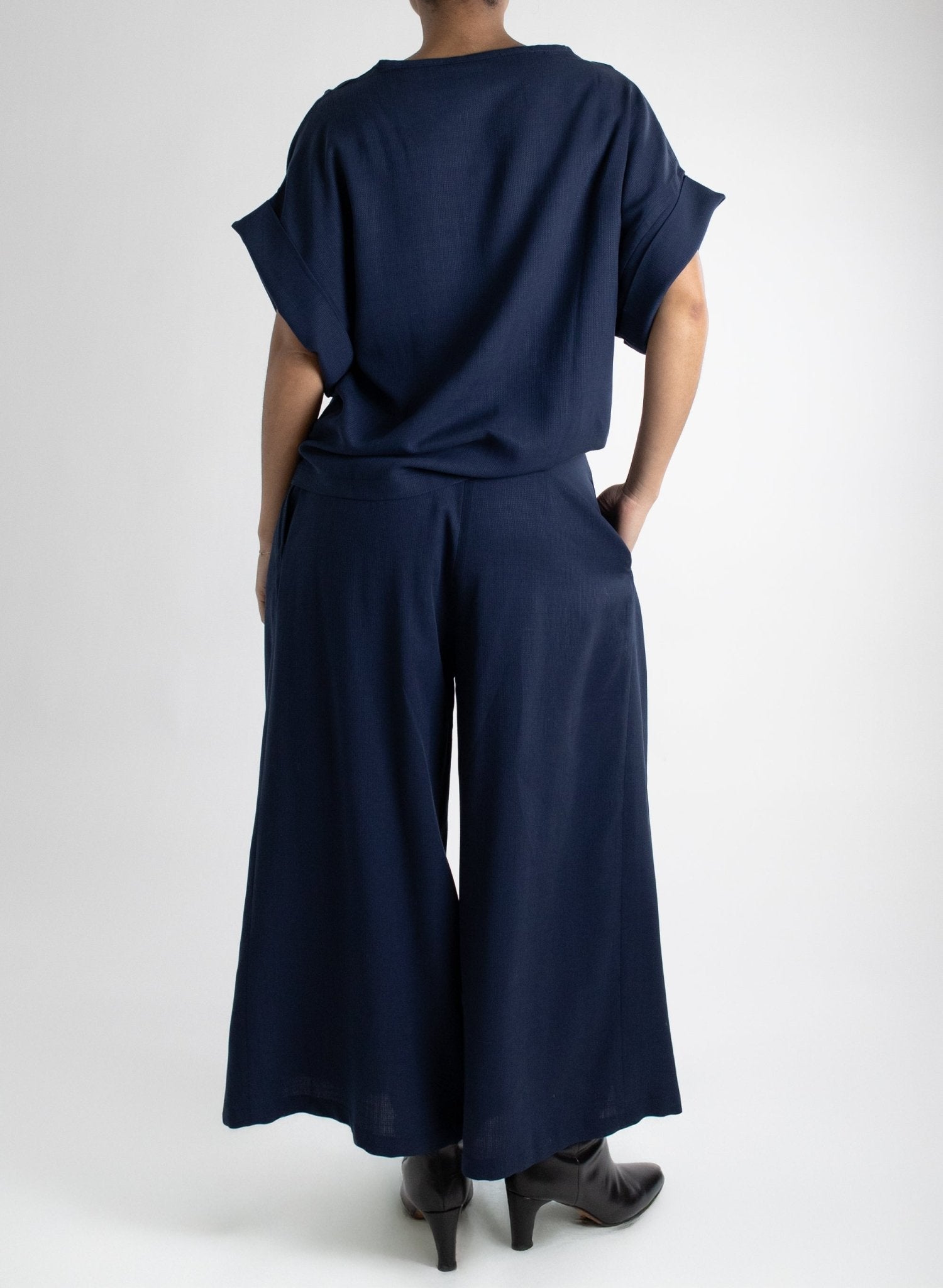 Izy Culotte - Navy - Meg - Made in Canada
