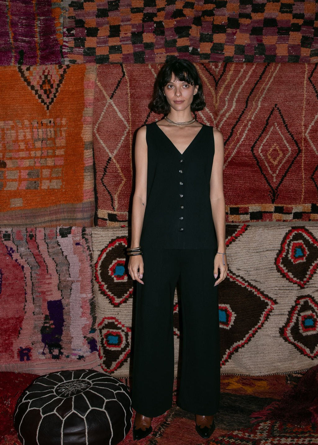Long Vest - Black (Pre - Order) - Meg