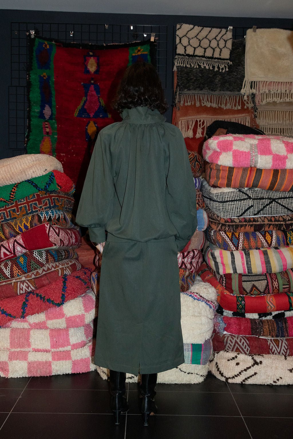 Marketplace Skirt - Olive Twill (Pre - Order) - Meg