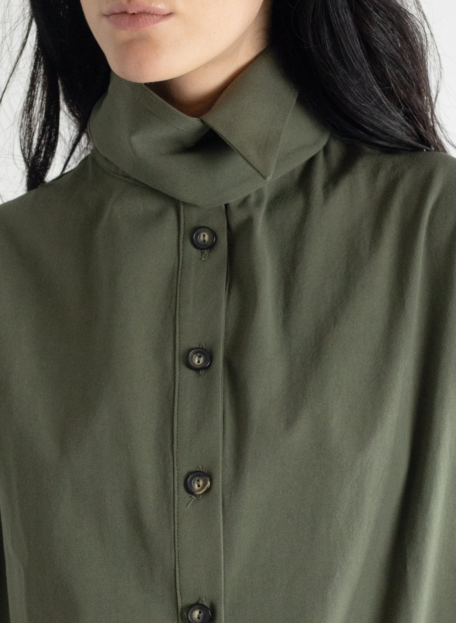 Mercado Dress - Army - Meg - Made in Canada