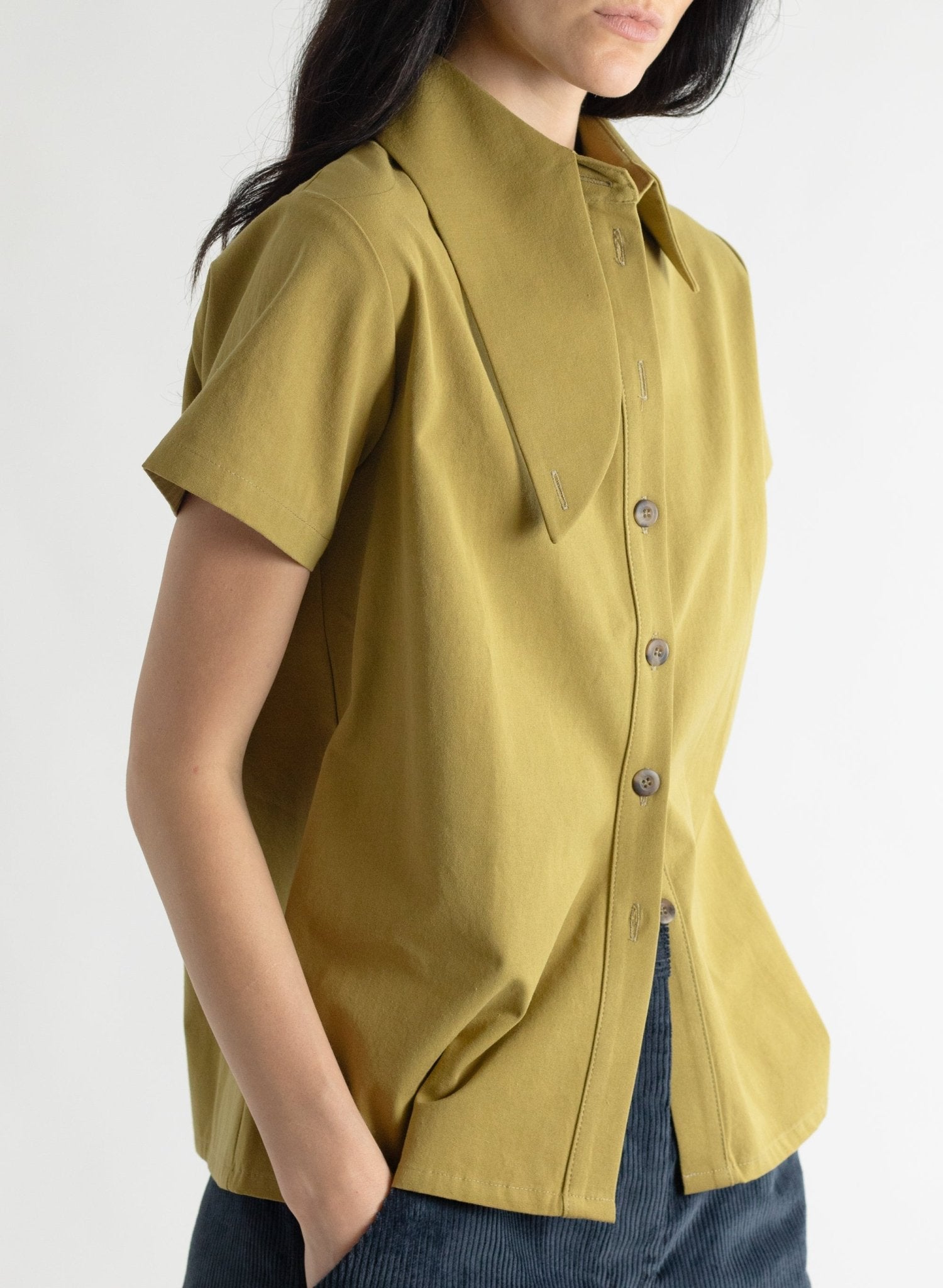 Mercado Shirt - Pistachio - Meg