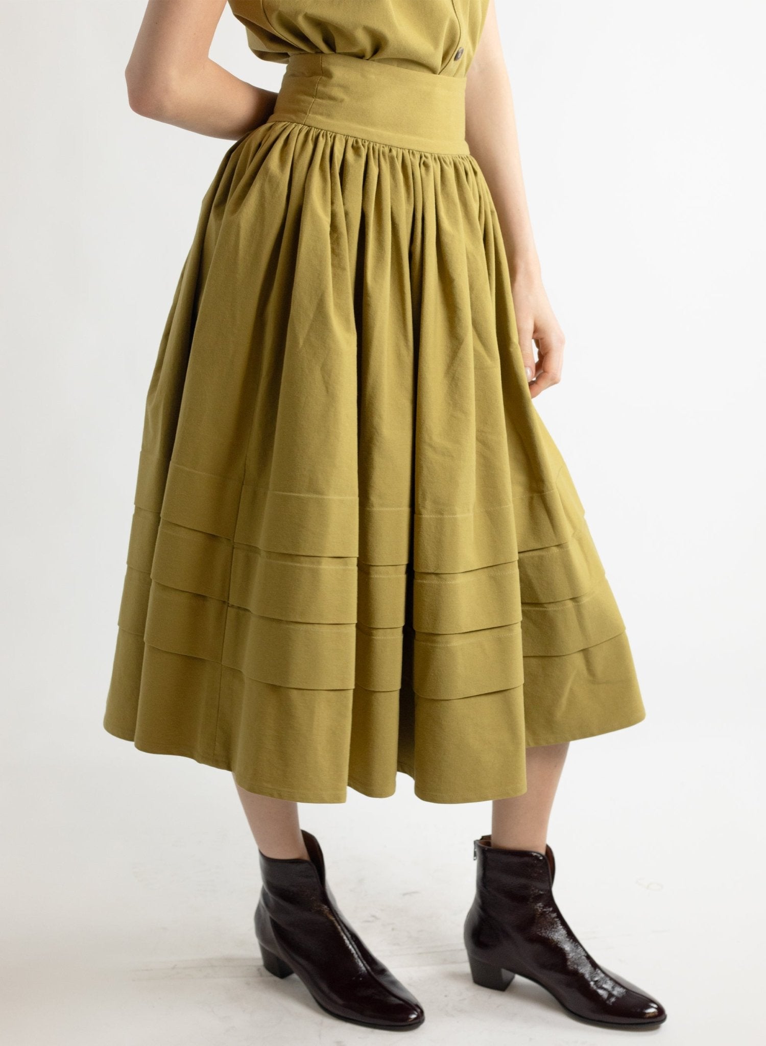 Mercado Skirt - Pistachio - Meg - Made in Canada