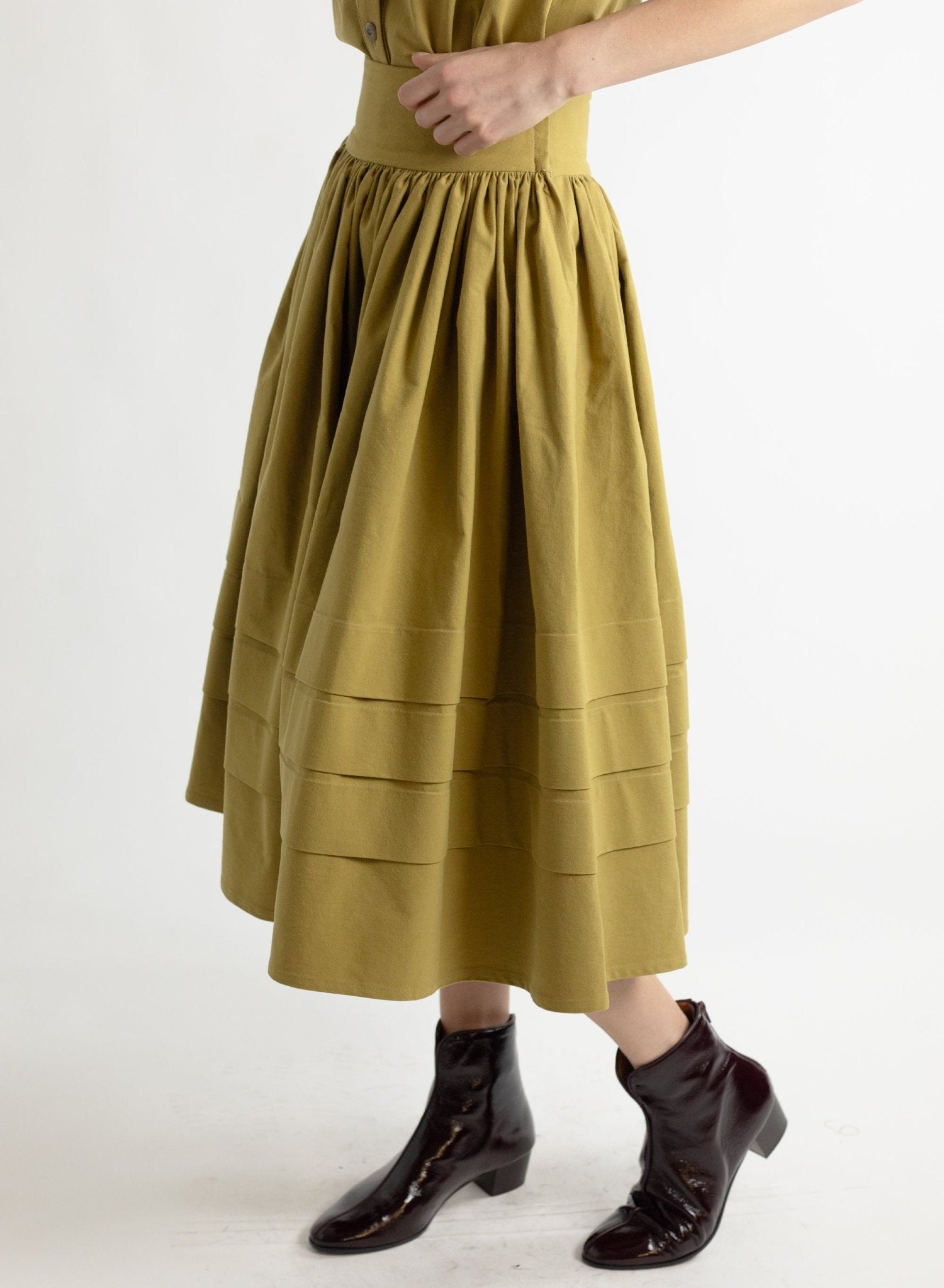 Mercado Skirt - Pistachio - Meg - Made in Canada