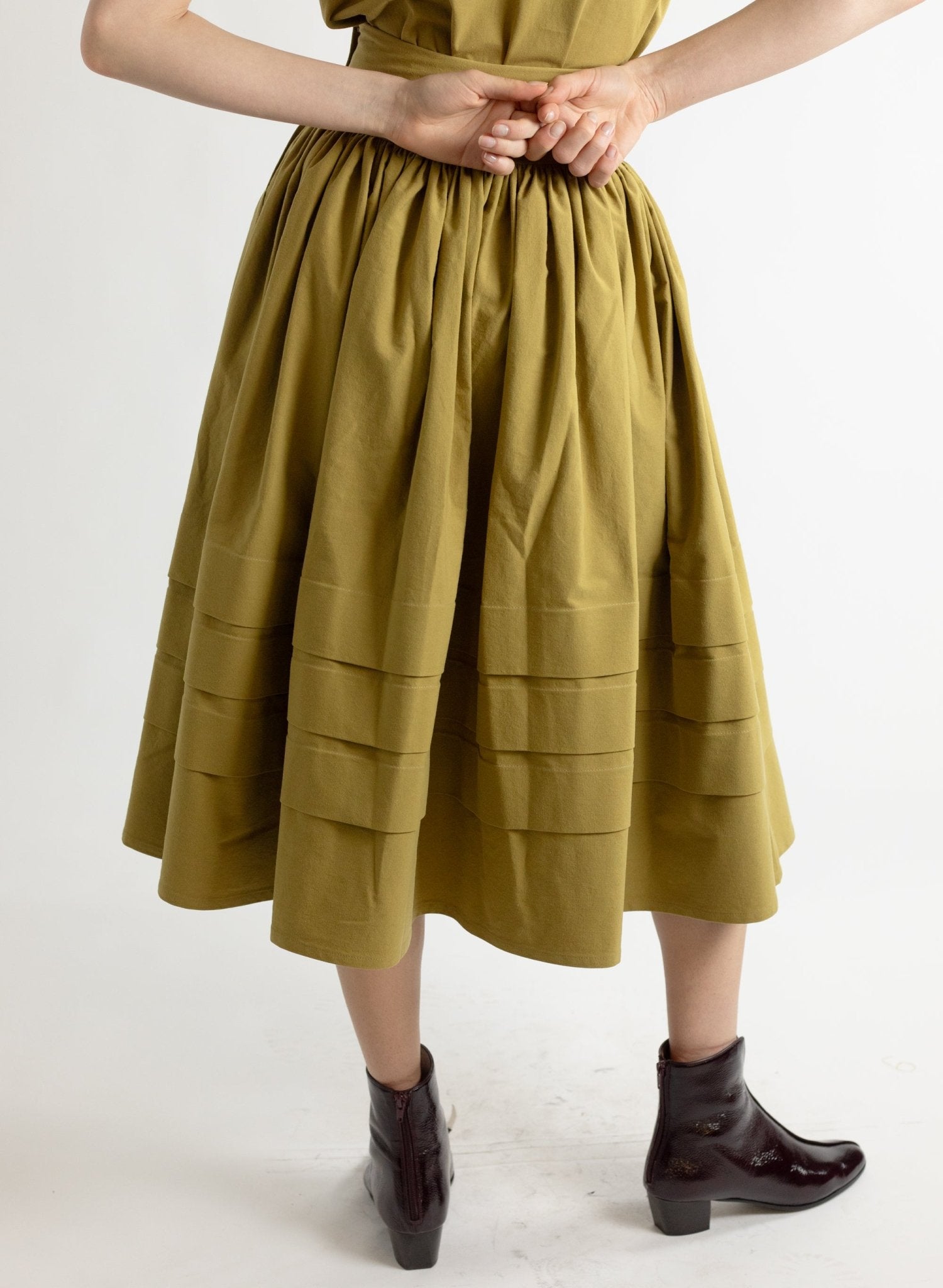 Mercado Skirt - Pistachio - Meg - Made in Canada