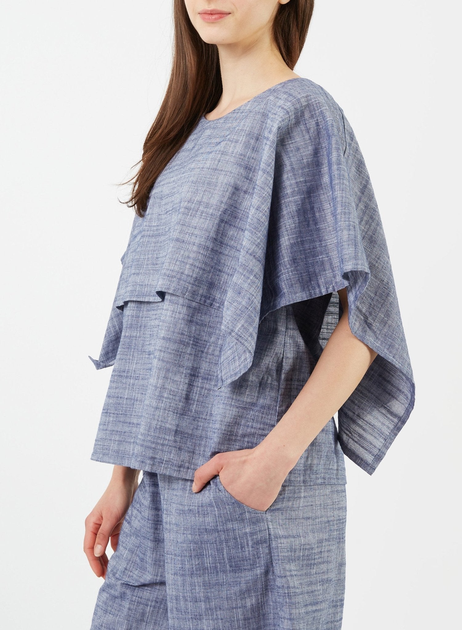 Nun Top - Blue Chambray - Meg