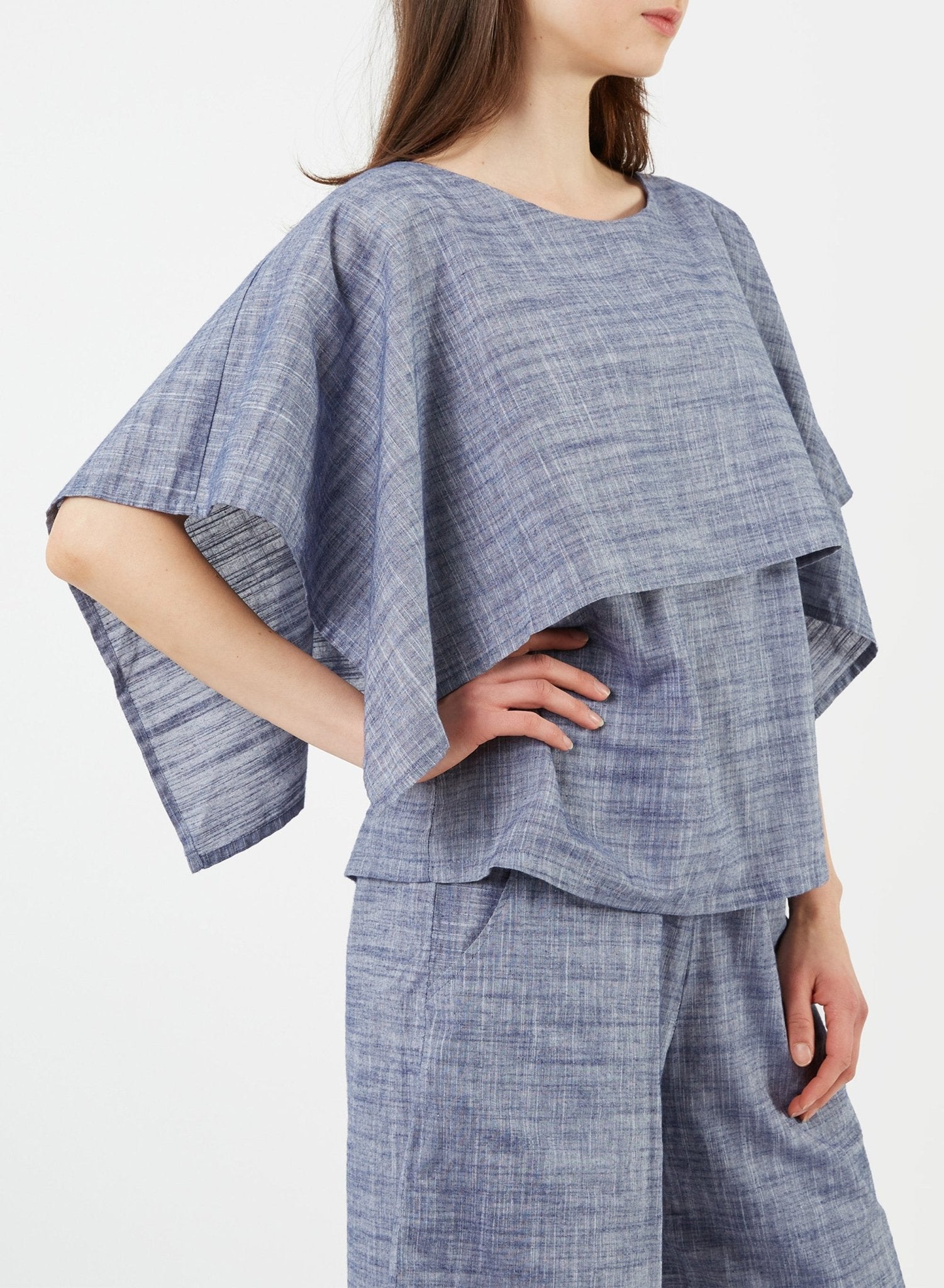 Nun Top - Blue Chambray - Meg