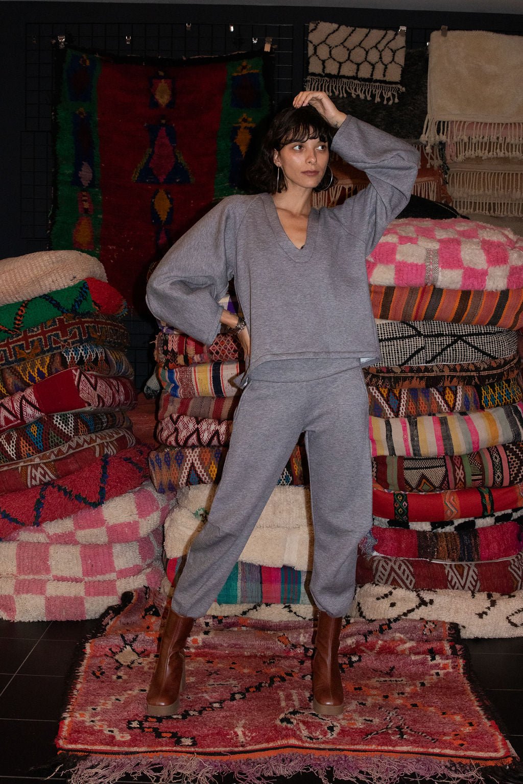 Old City Dip Pant - Taupe (Pre - Order) - Meg