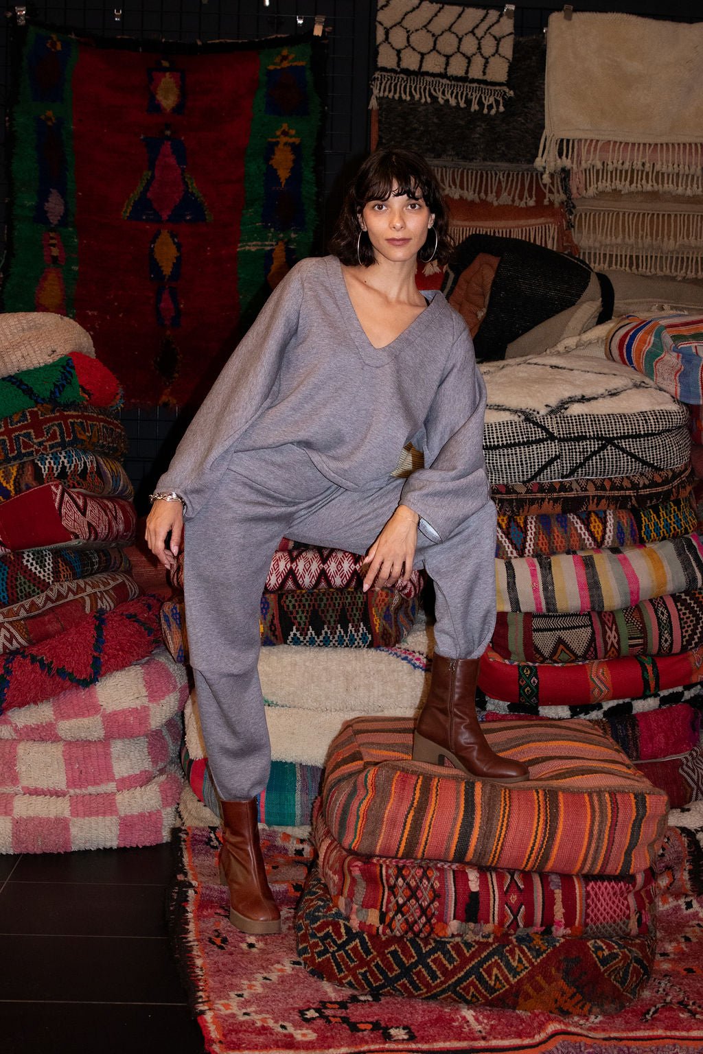 Old City Dip Pant - Taupe (Pre - Order) - Meg