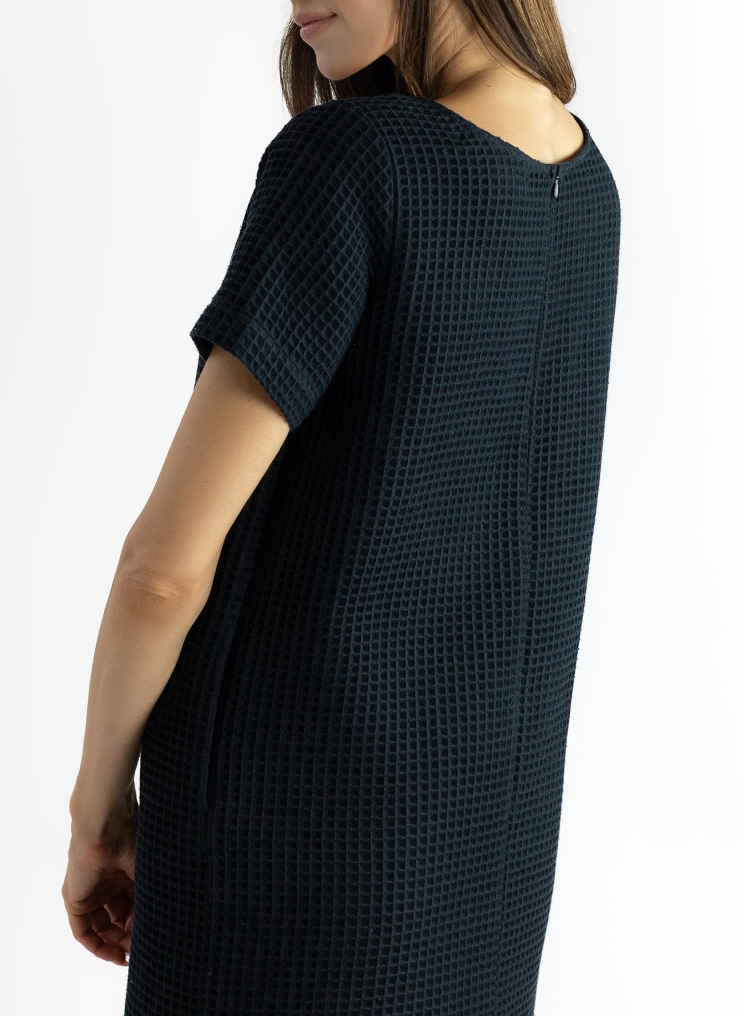 Pocket T-Shirt Dress - Black - Meg