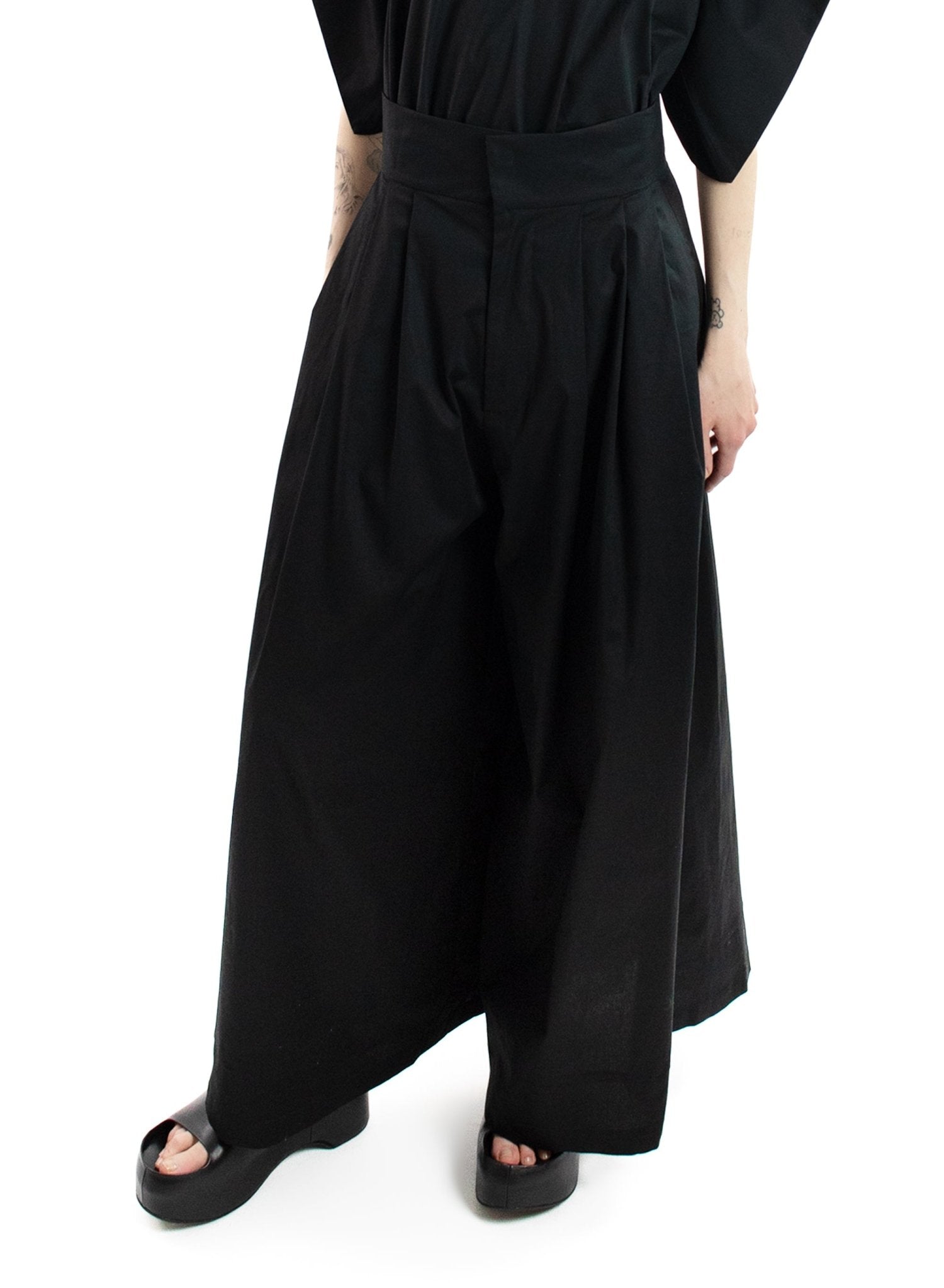 Secret Wide Leg Pant - Black - Meg