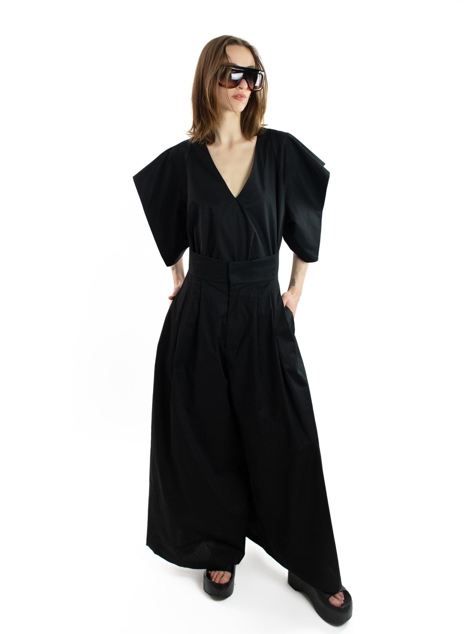 Secret Wide Leg Pant - Black - Meg