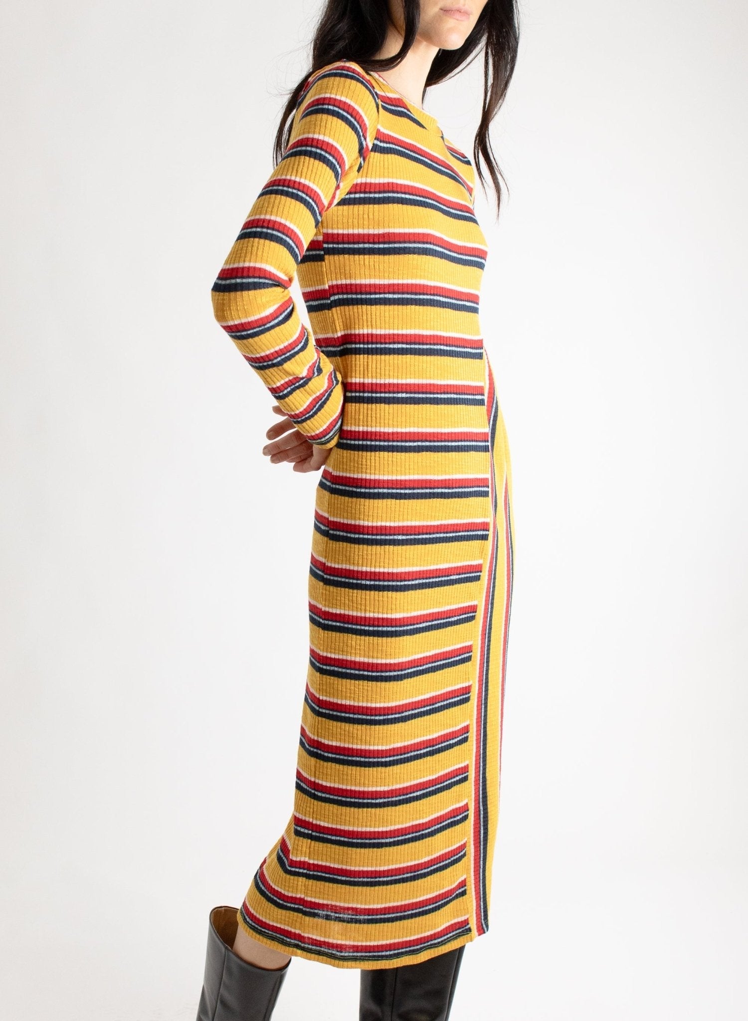 Sonia Dress - Marigold Stripe - Meg