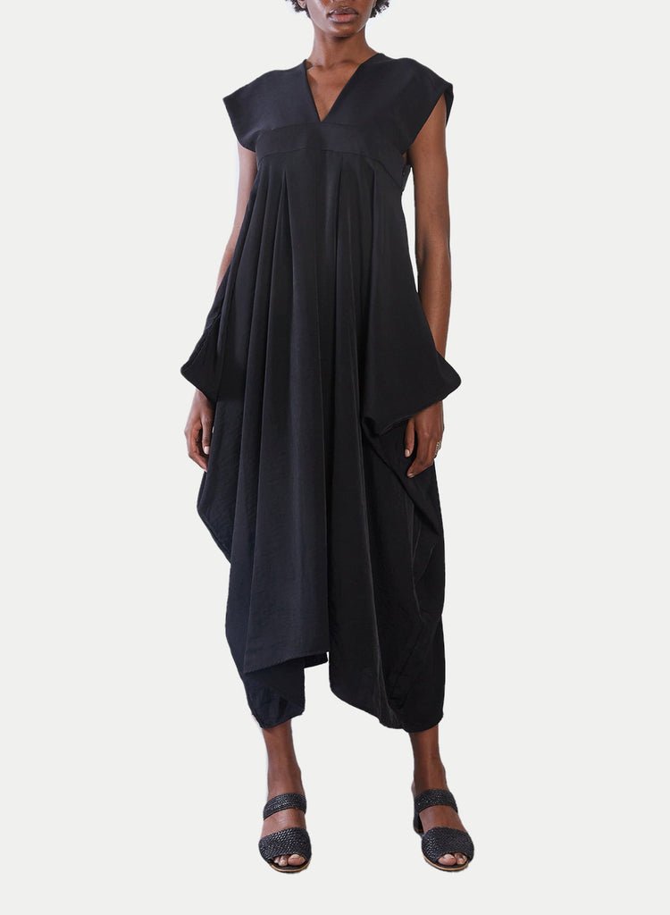 Wide Strap Dress - Black - Meg Canada