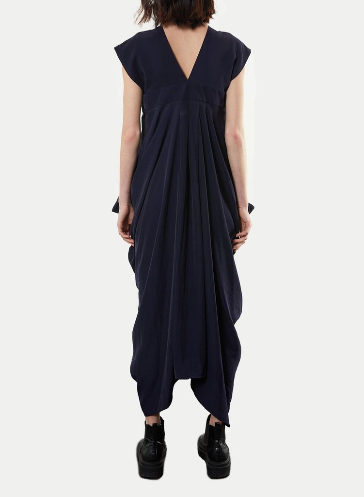 Wide Strap Dress - Navy - Meg Canada