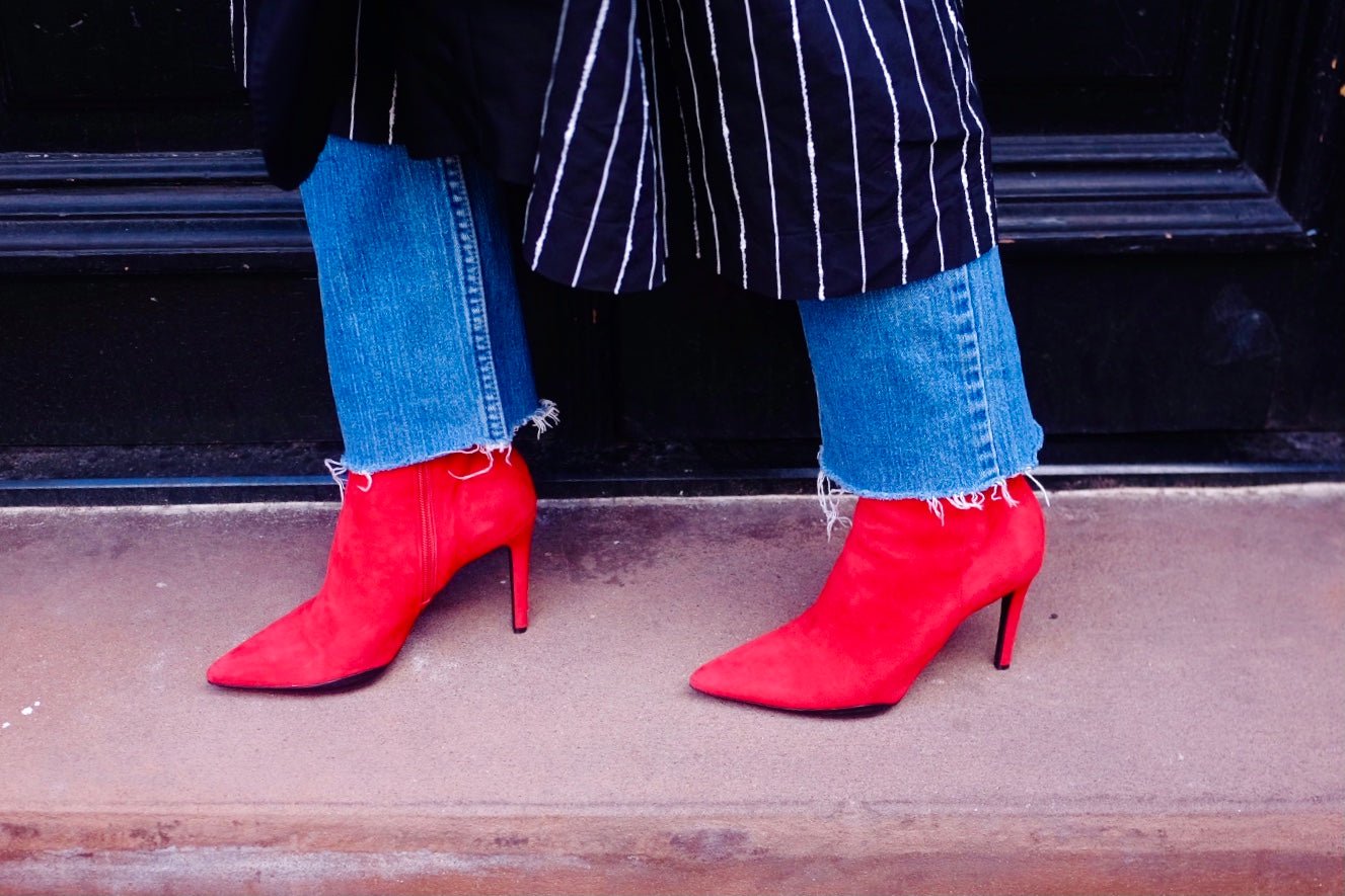 How To Pull It Off: Dresses Over Jeans - Meg