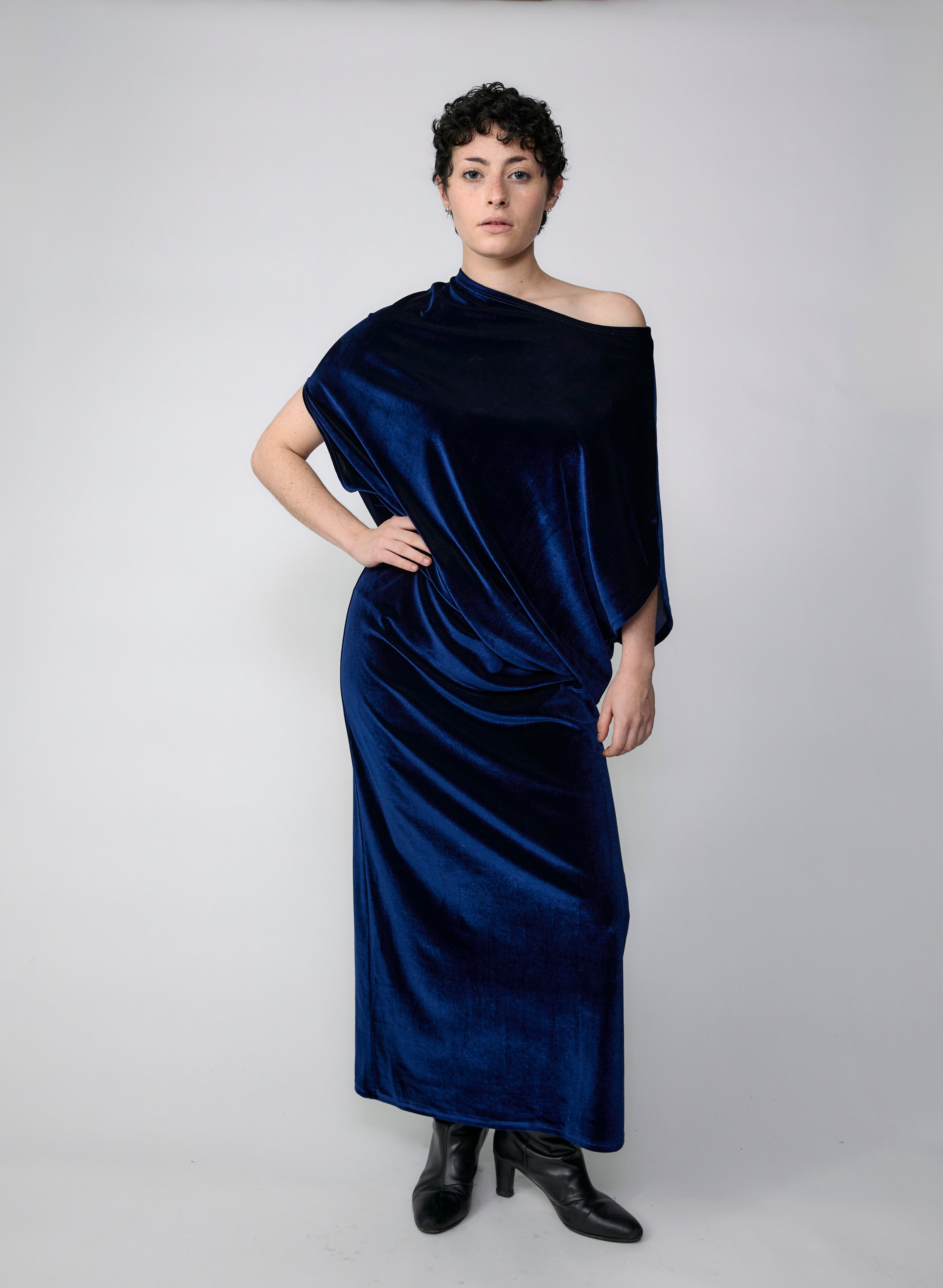 Blu's Gown - Blue Velvet