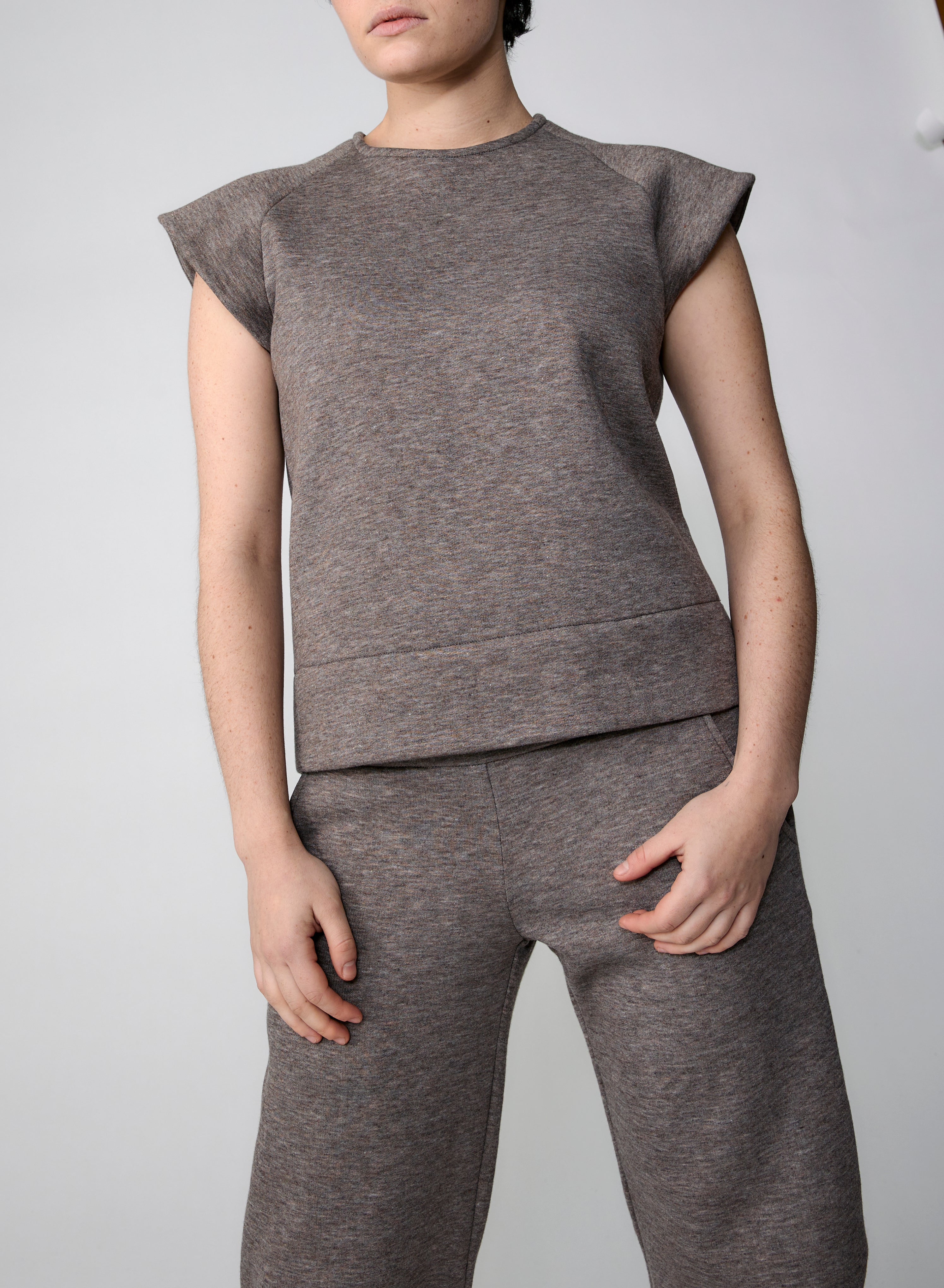 Old City Raglan Tee - Taupe