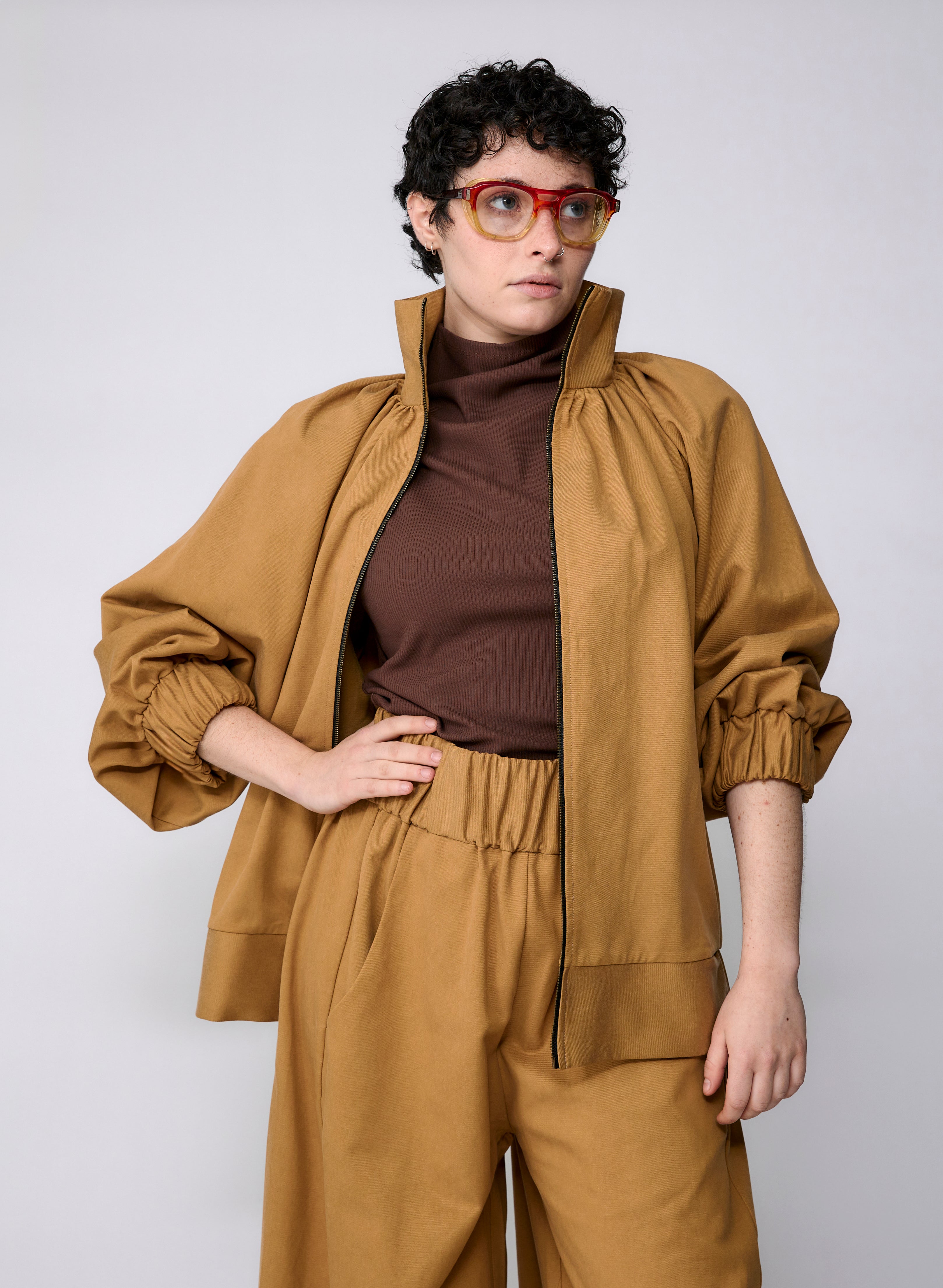 Marketplace Jacket - Camel Twill