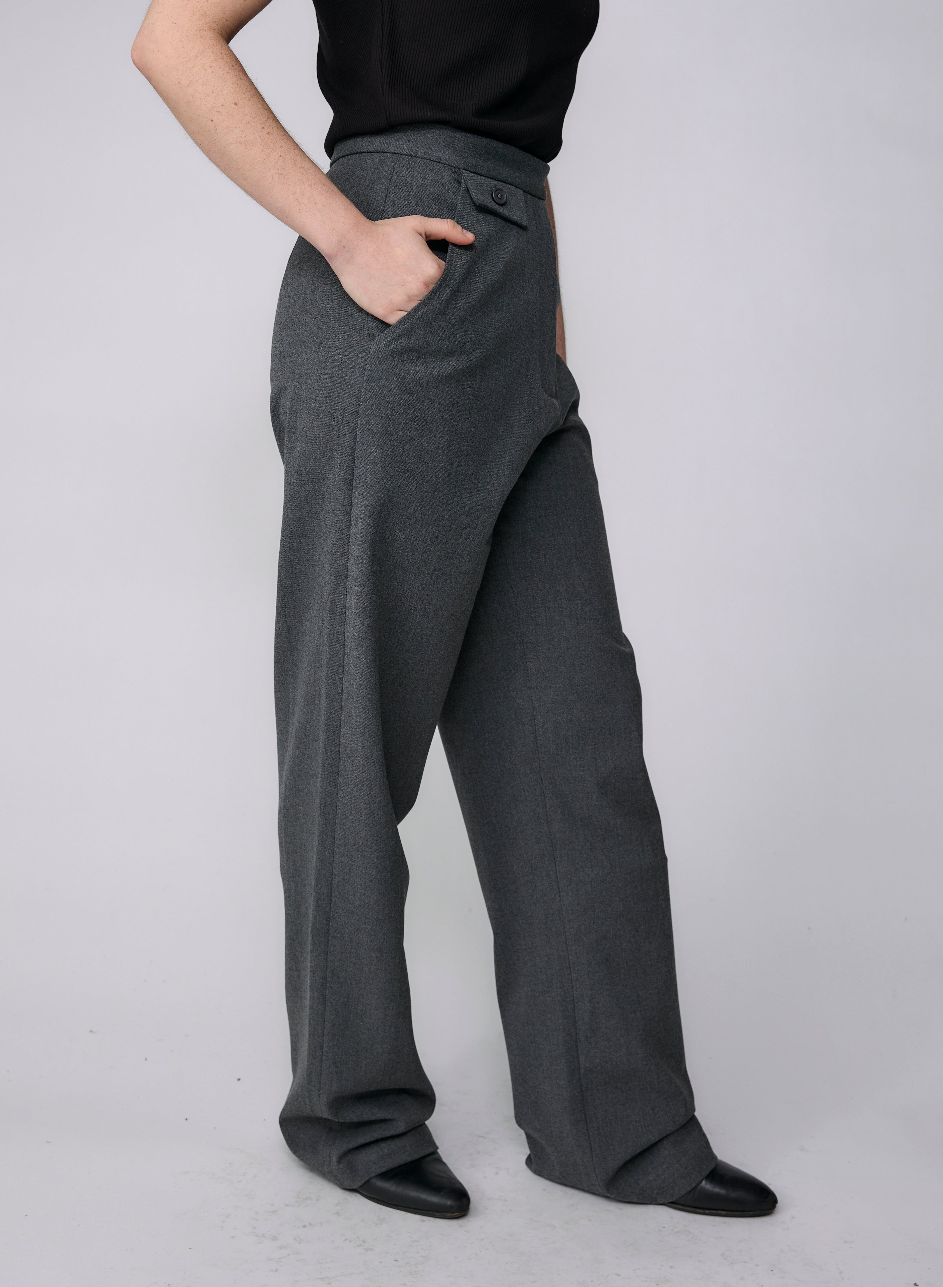 Watch Pocket Trouser - Charcoal
