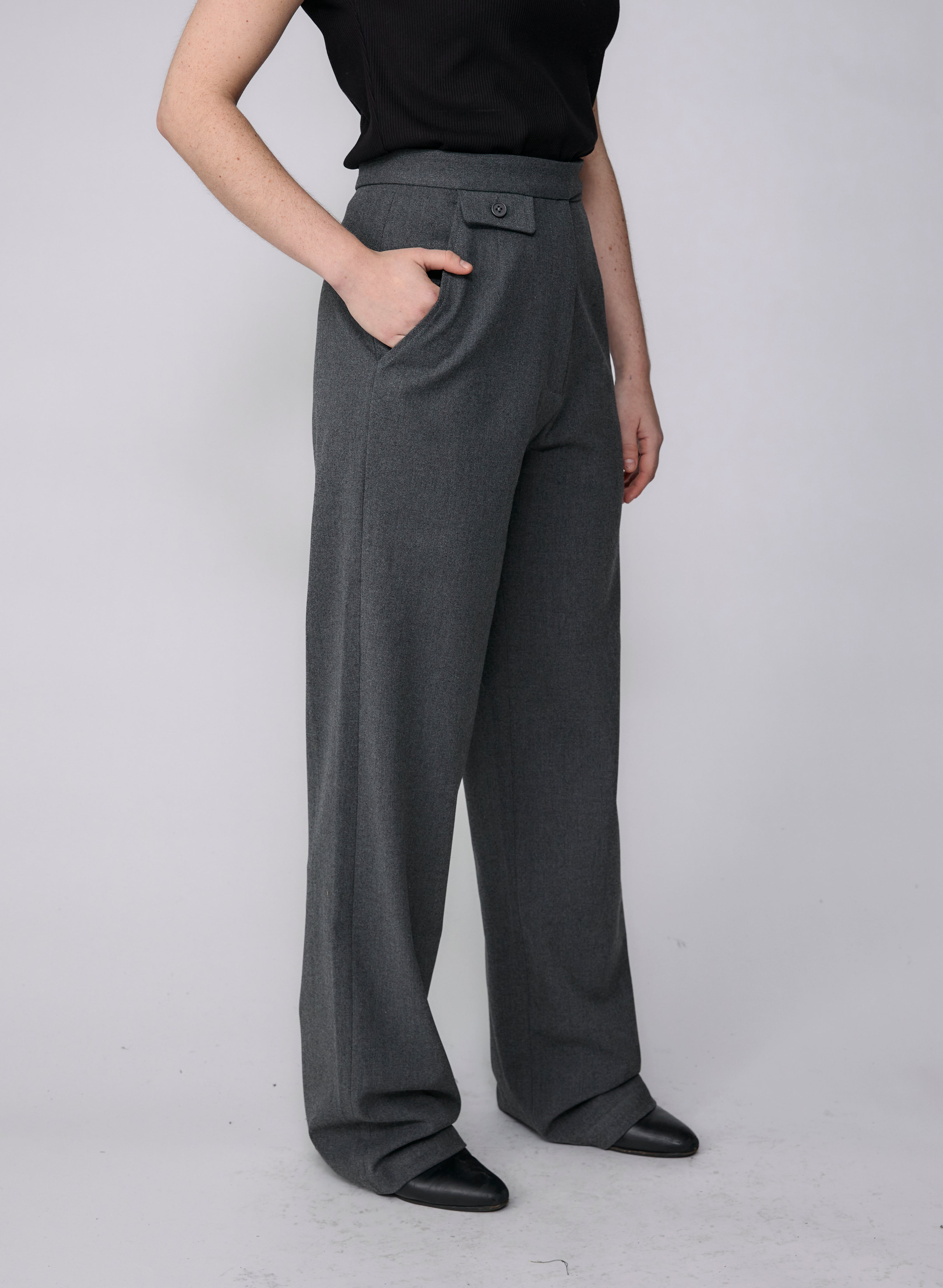 Watch Pocket Trouser - Charcoal