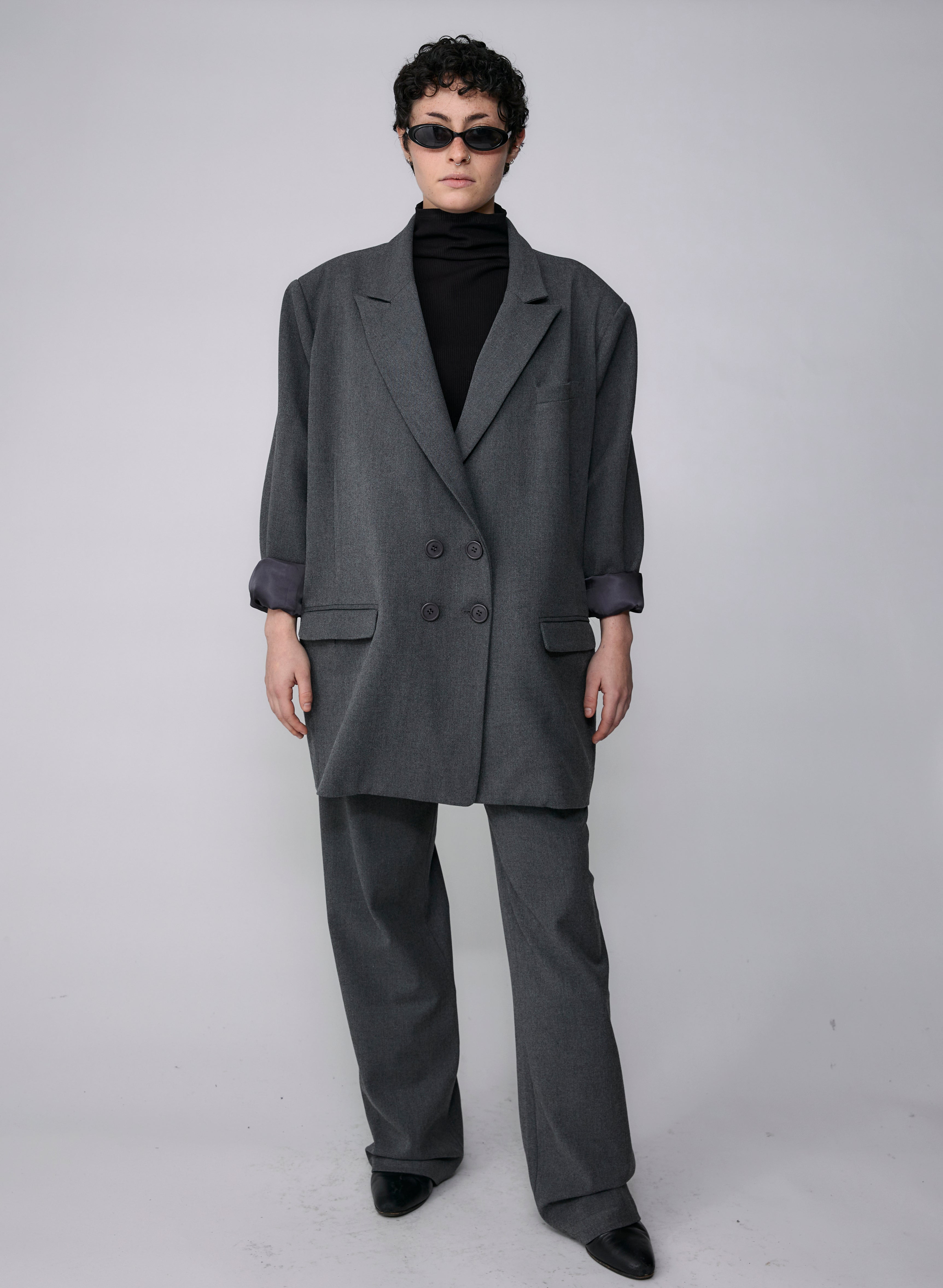 Cape Jacket - Charcoal