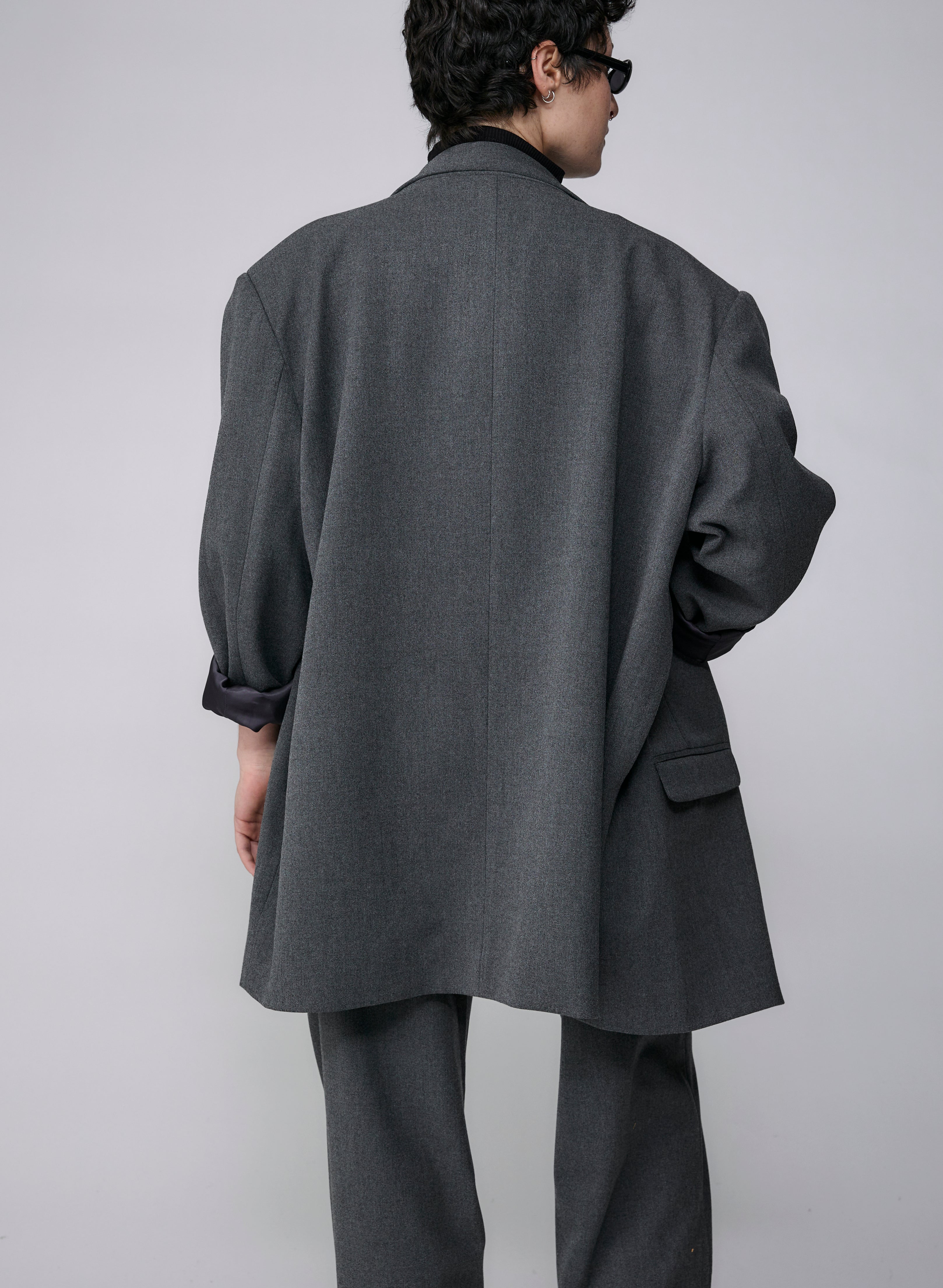 Cape Jacket - Charcoal