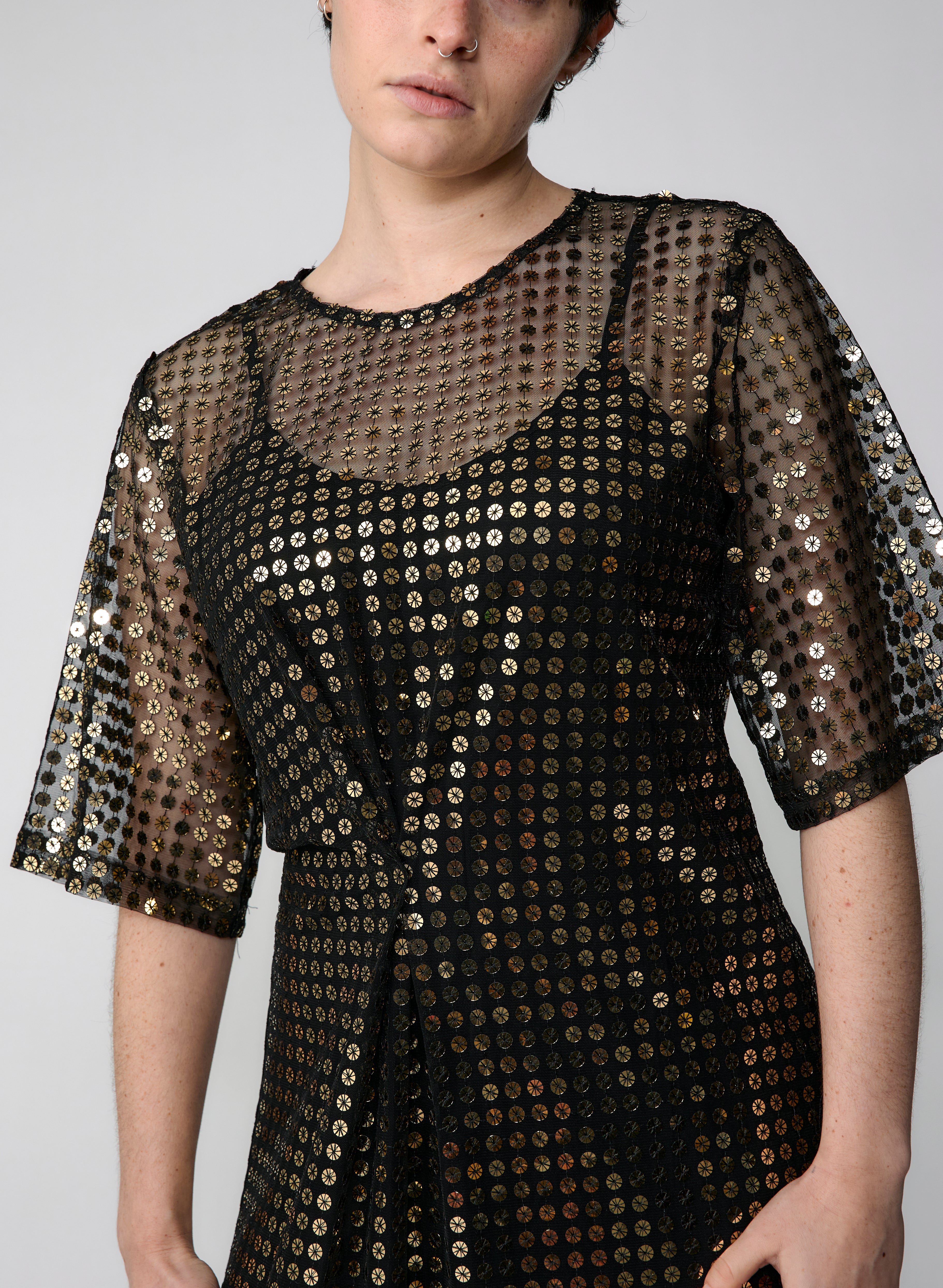 Rialto Dress - Gold Sequin
