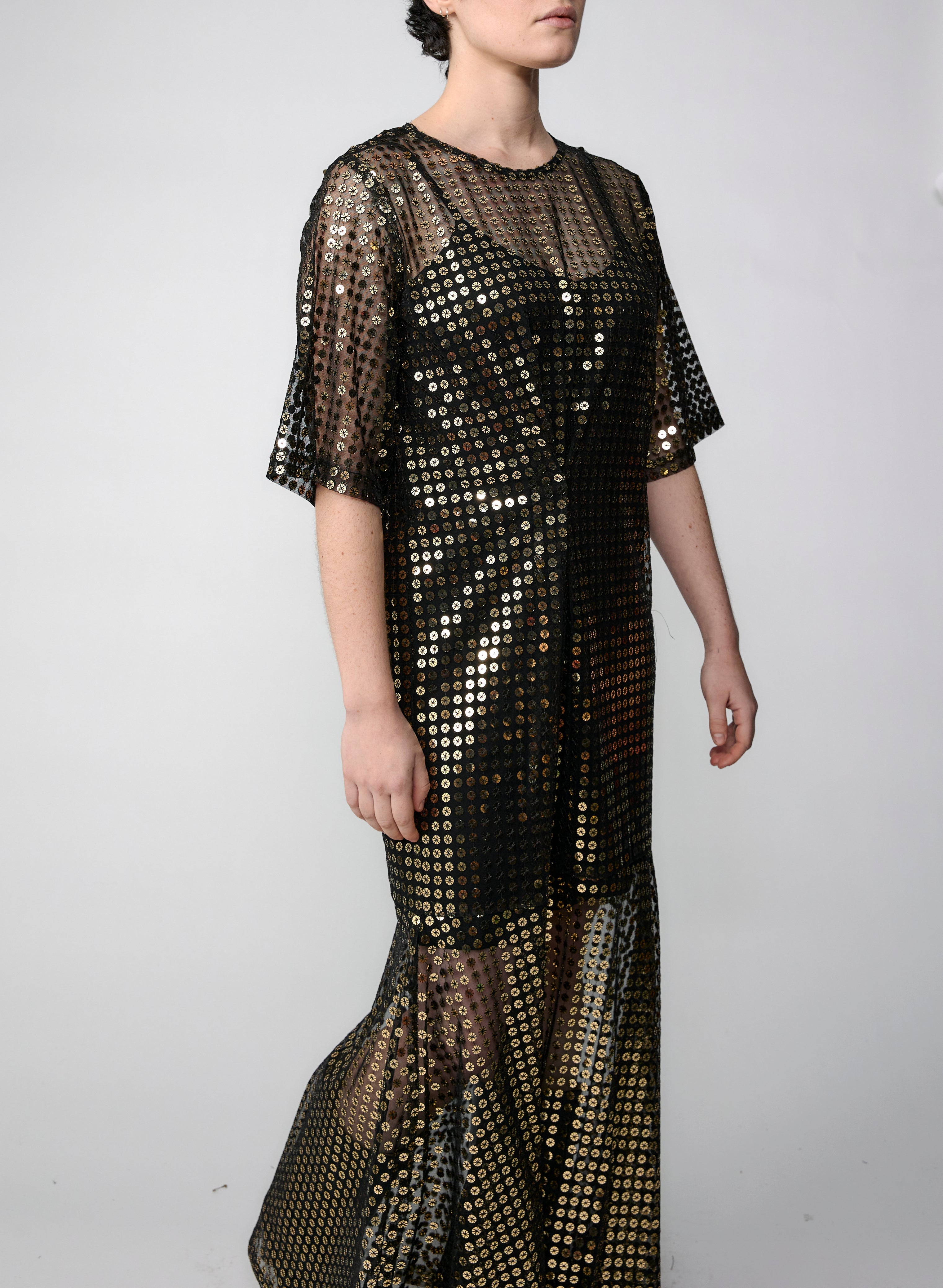 Rialto Dress - Gold Sequin