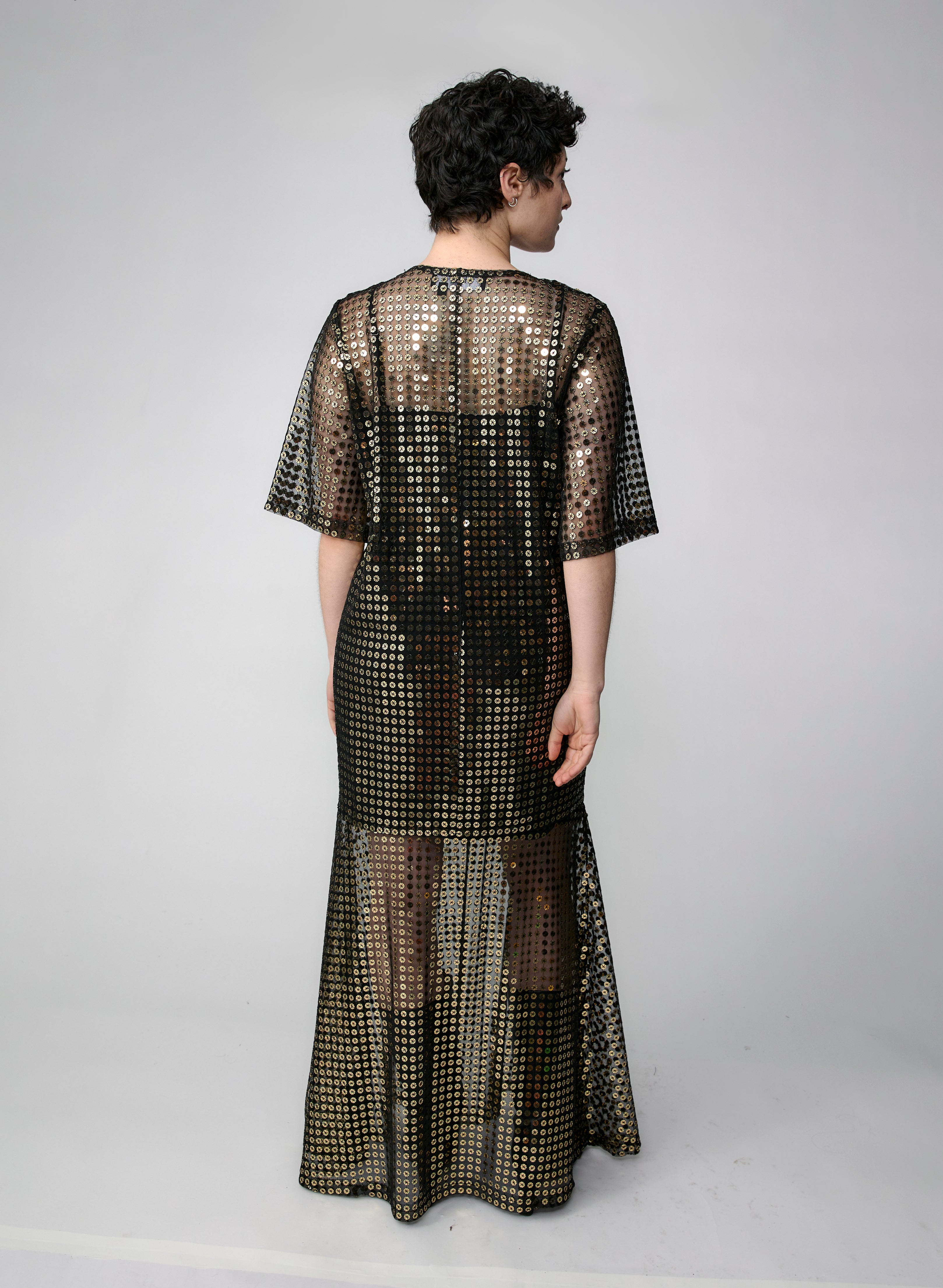 Rialto Dress - Gold Sequin