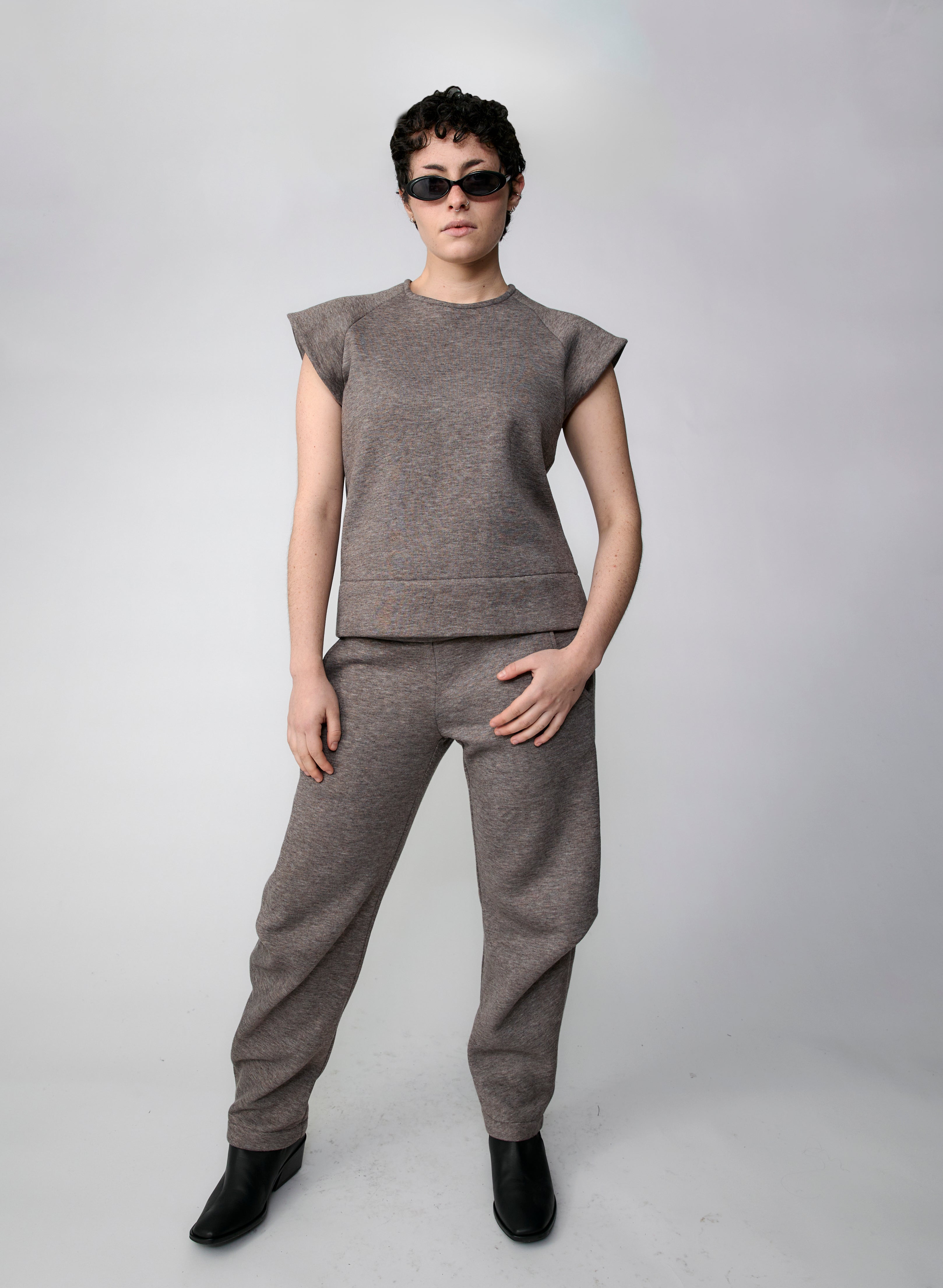 Old City Raglan Tee - Taupe