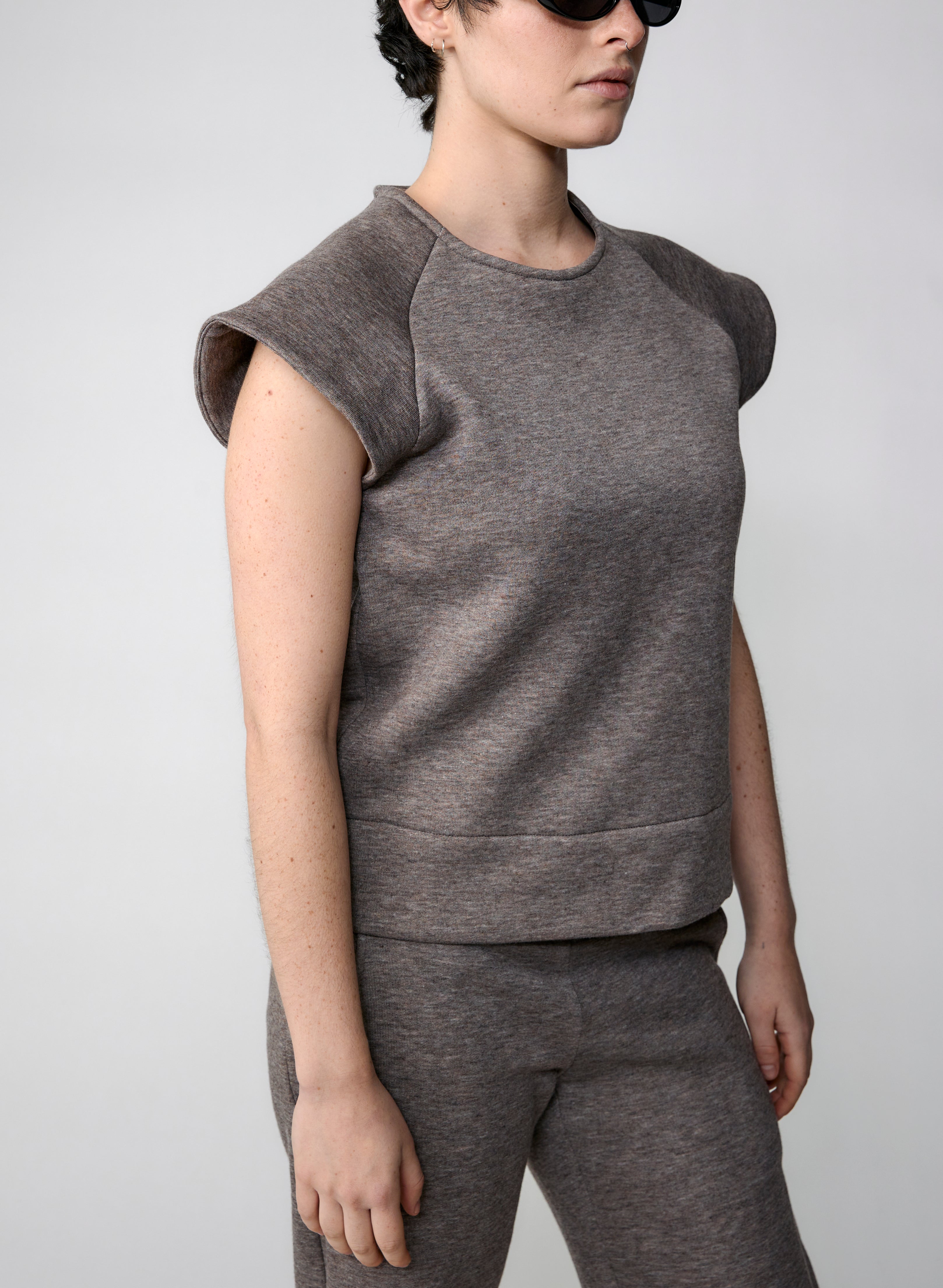 Old City Raglan Tee - Taupe