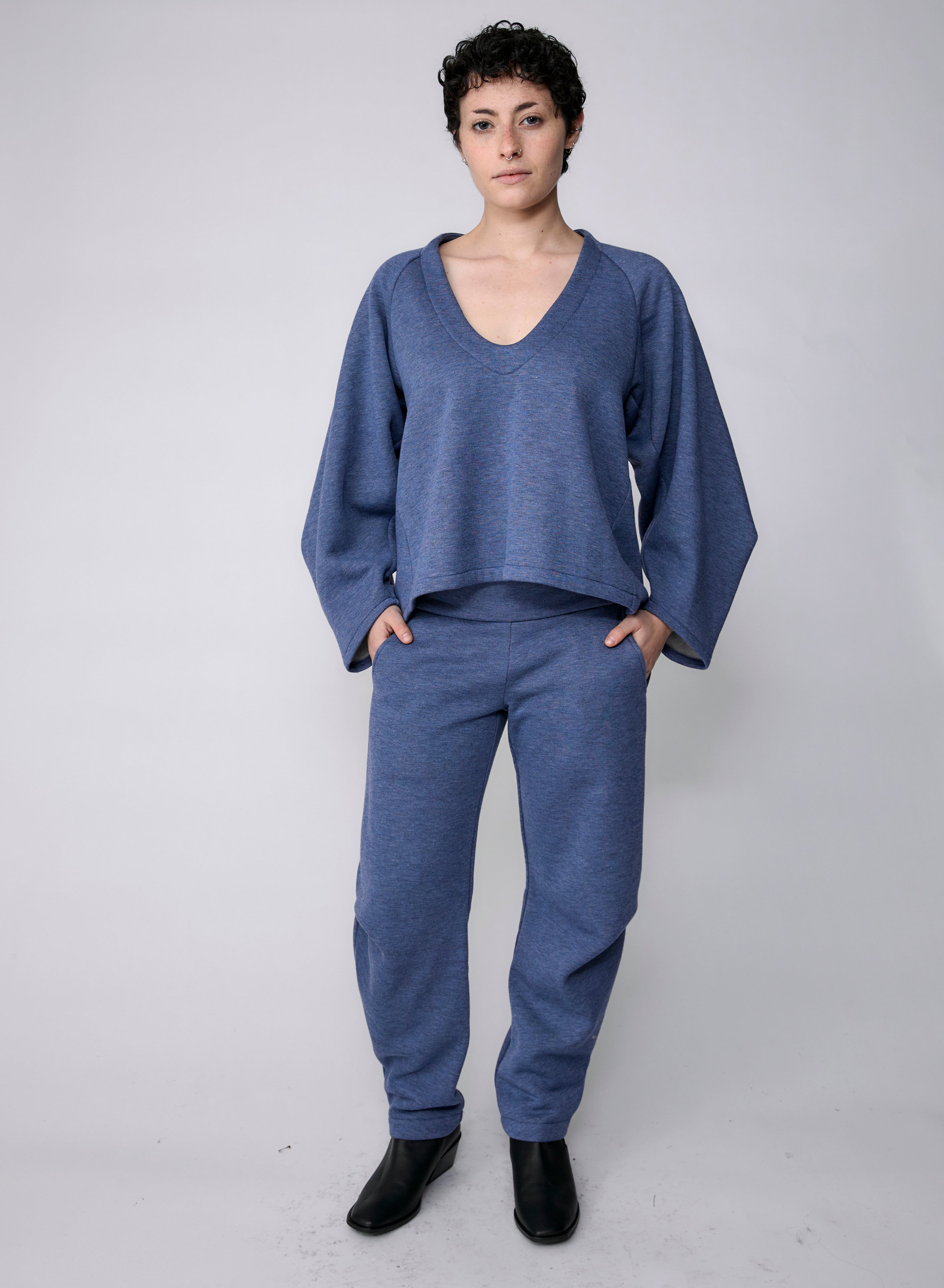 Old City Sweatshirt - Denim Blue