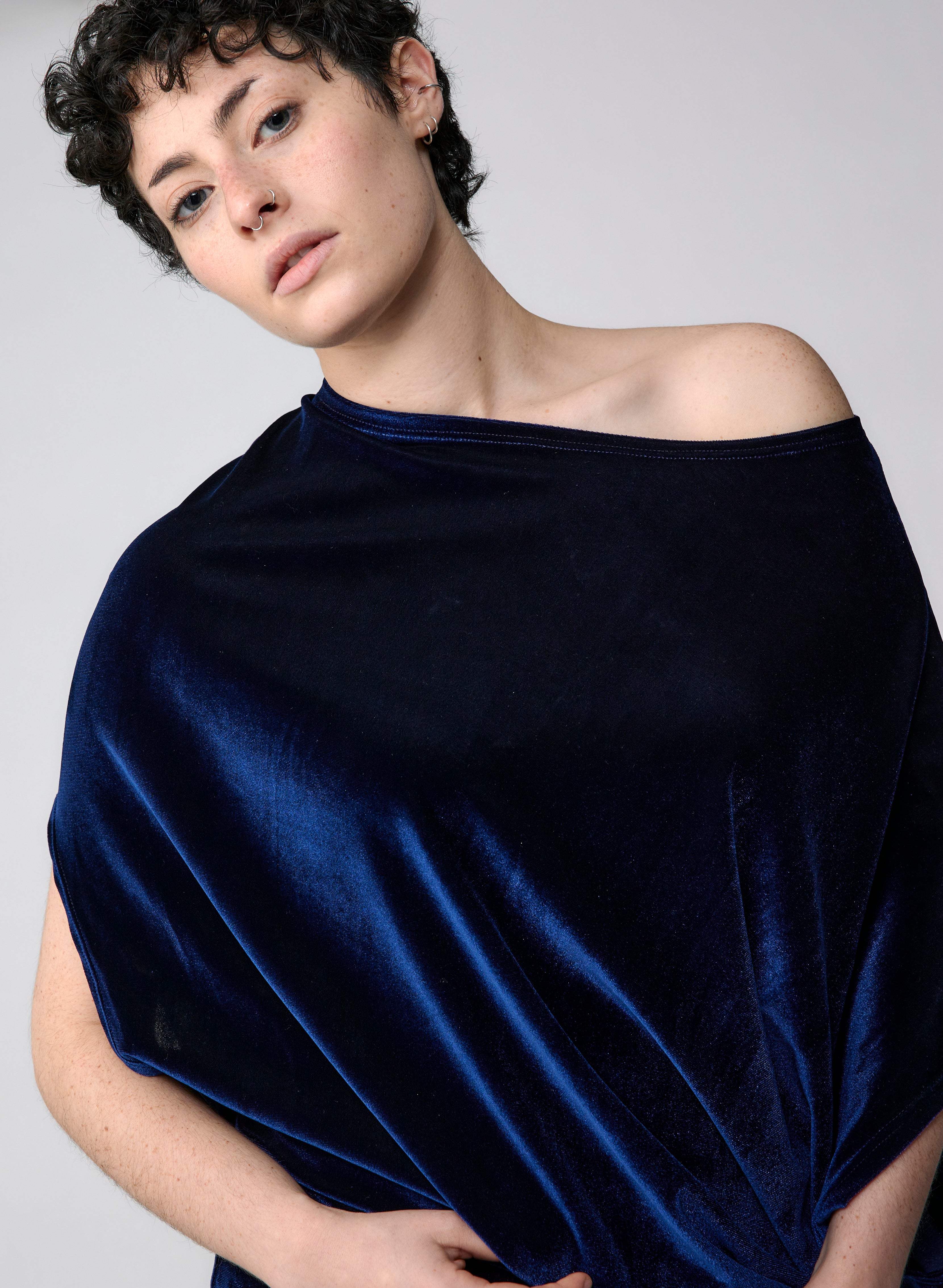 Blu's Gown - Blue Velvet